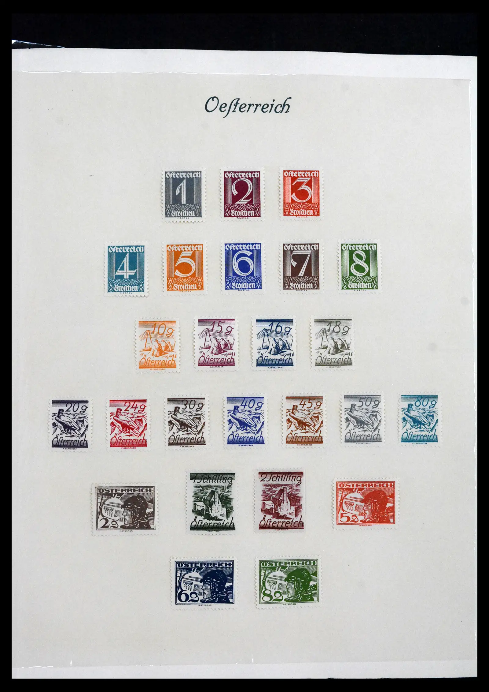 41705 0032 - Stamp collection 41705 Austria and territories complete 1850-1957.