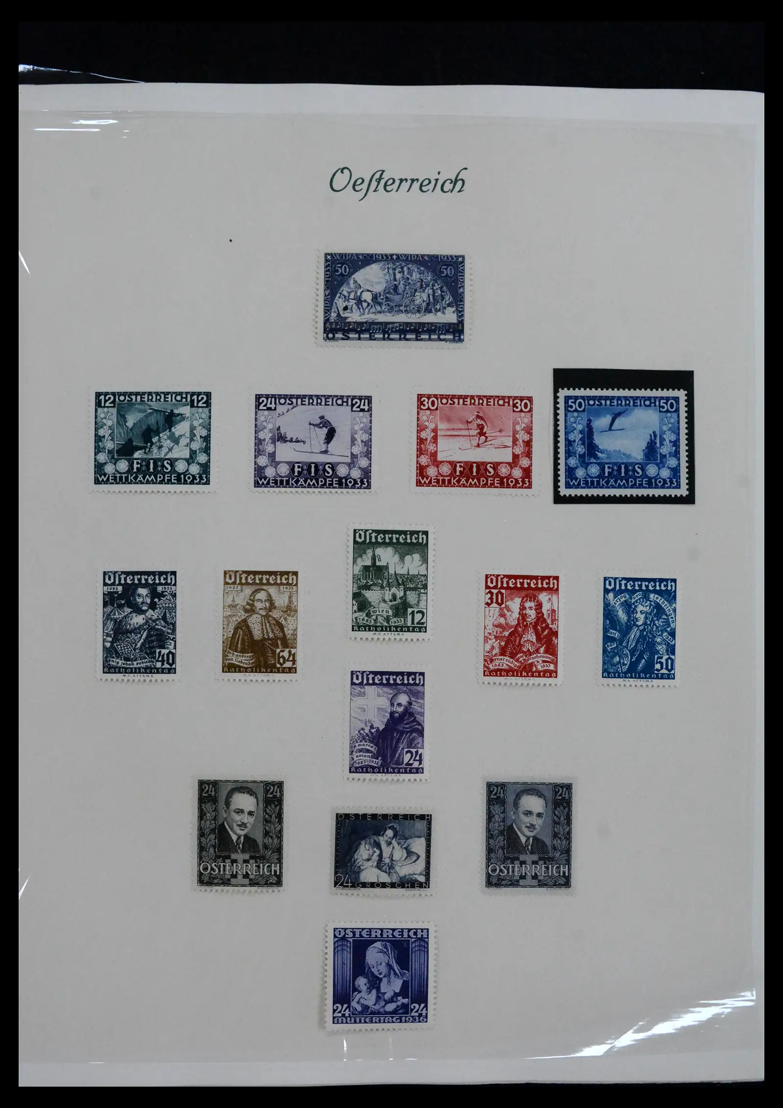 41705 0037 - Stamp collection 41705 Austria and territories complete 1850-1957.