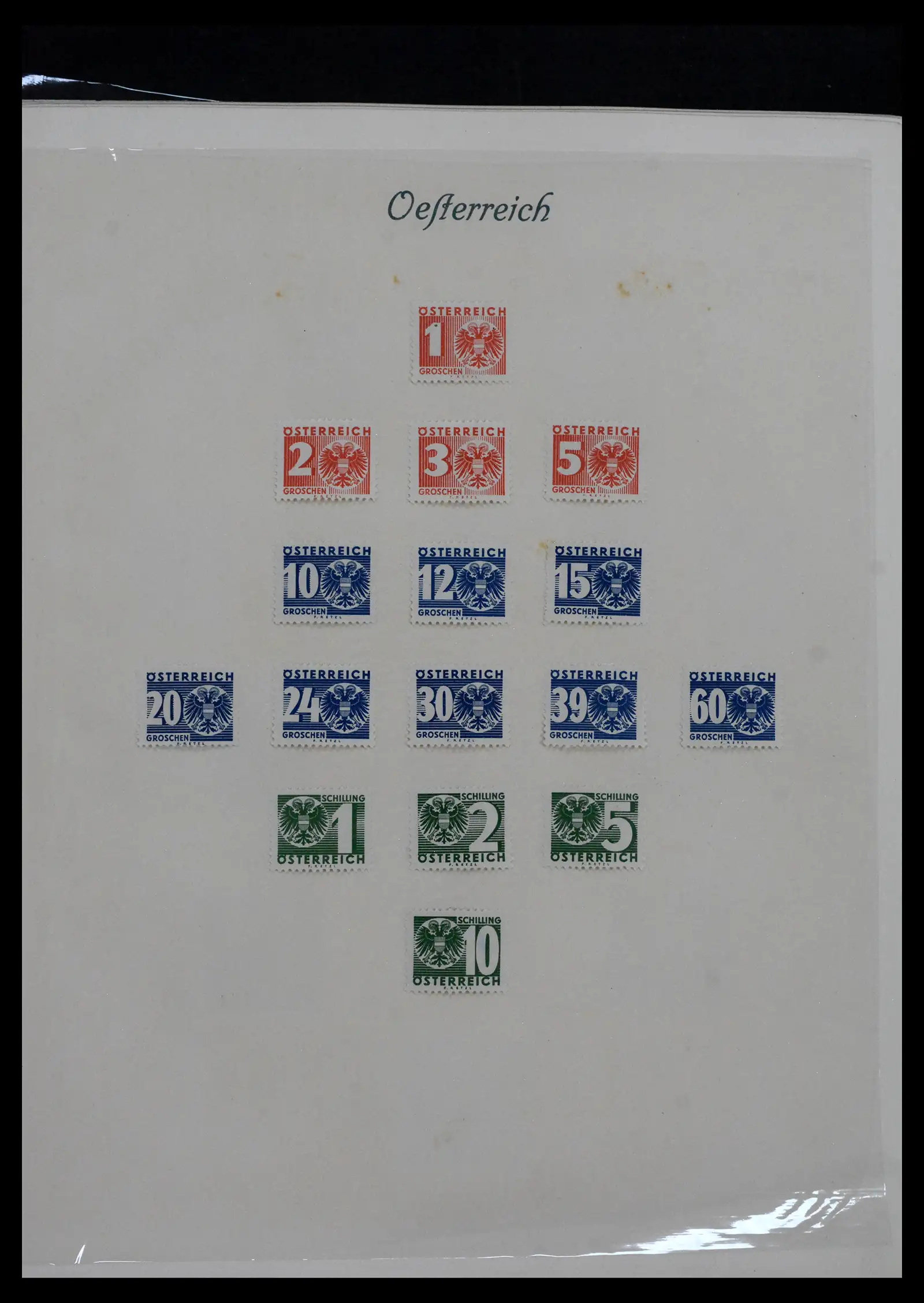 41705 0044 - Stamp collection 41705 Austria and territories complete 1850-1957.