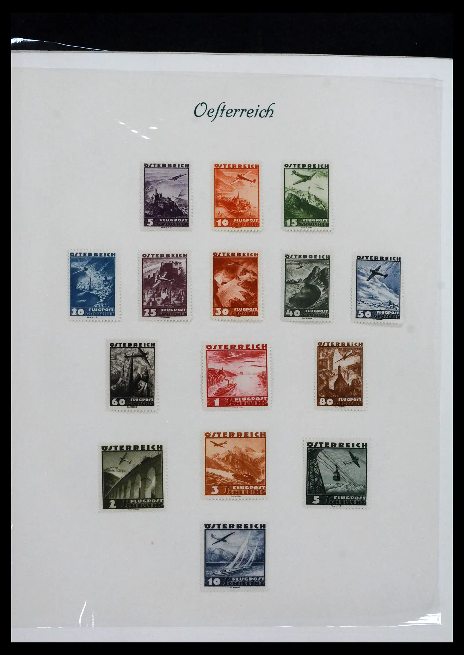41705 0045 - Stamp collection 41705 Austria and territories complete 1850-1957.