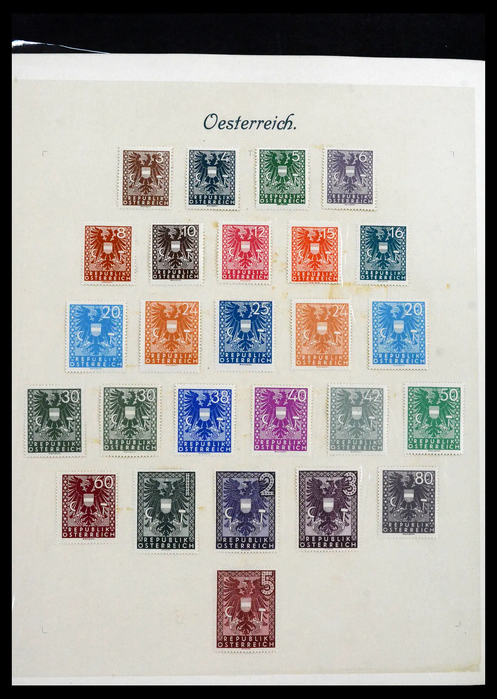 41705 0050 - Stamp collection 41705 Austria and territories complete 1850-1957.