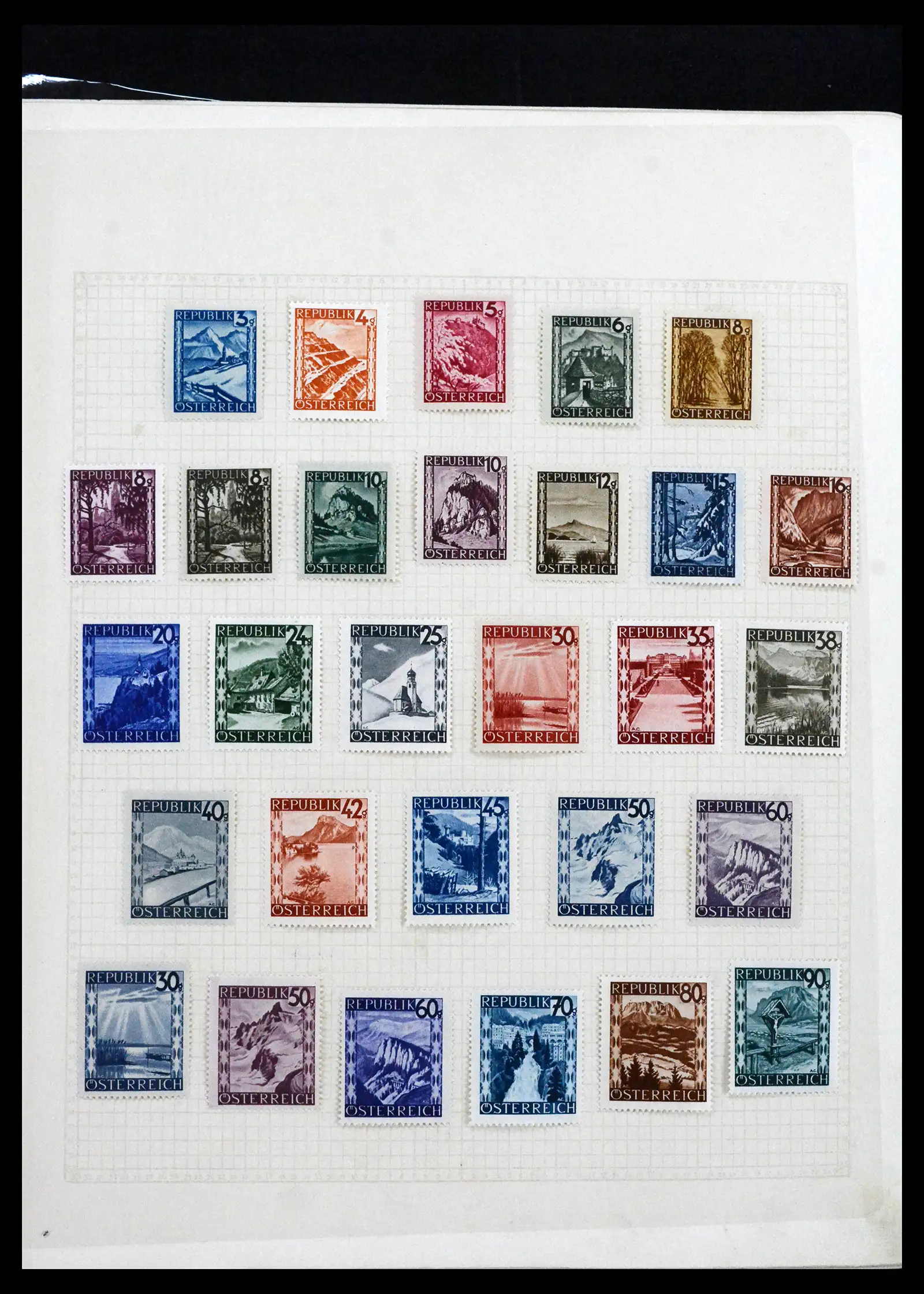 41705 0051 - Stamp collection 41705 Austria and territories complete 1850-1957.