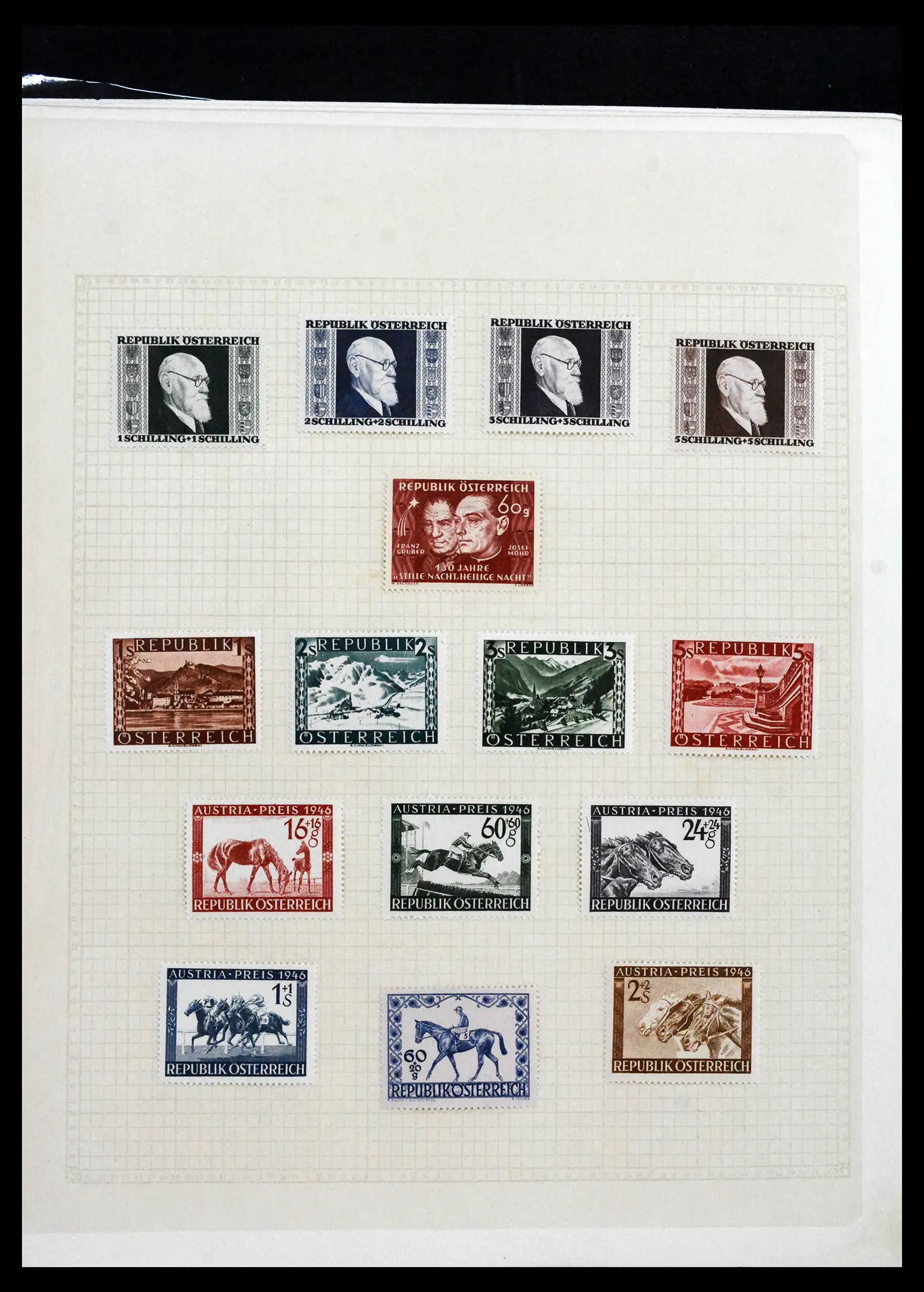 41705 0053 - Stamp collection 41705 Austria and territories complete 1850-1957.