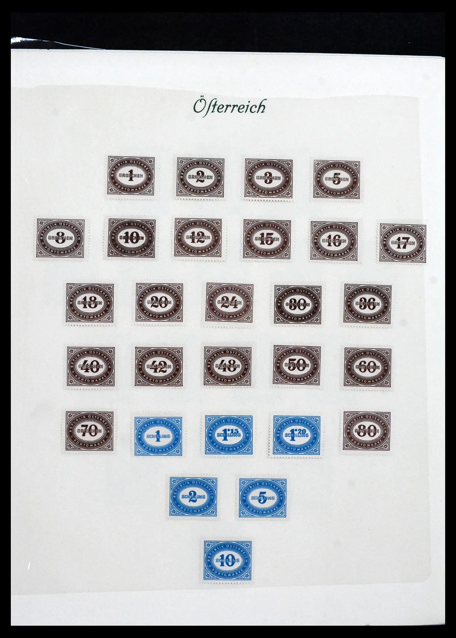 41705 0055 - Stamp collection 41705 Austria and territories complete 1850-1957.