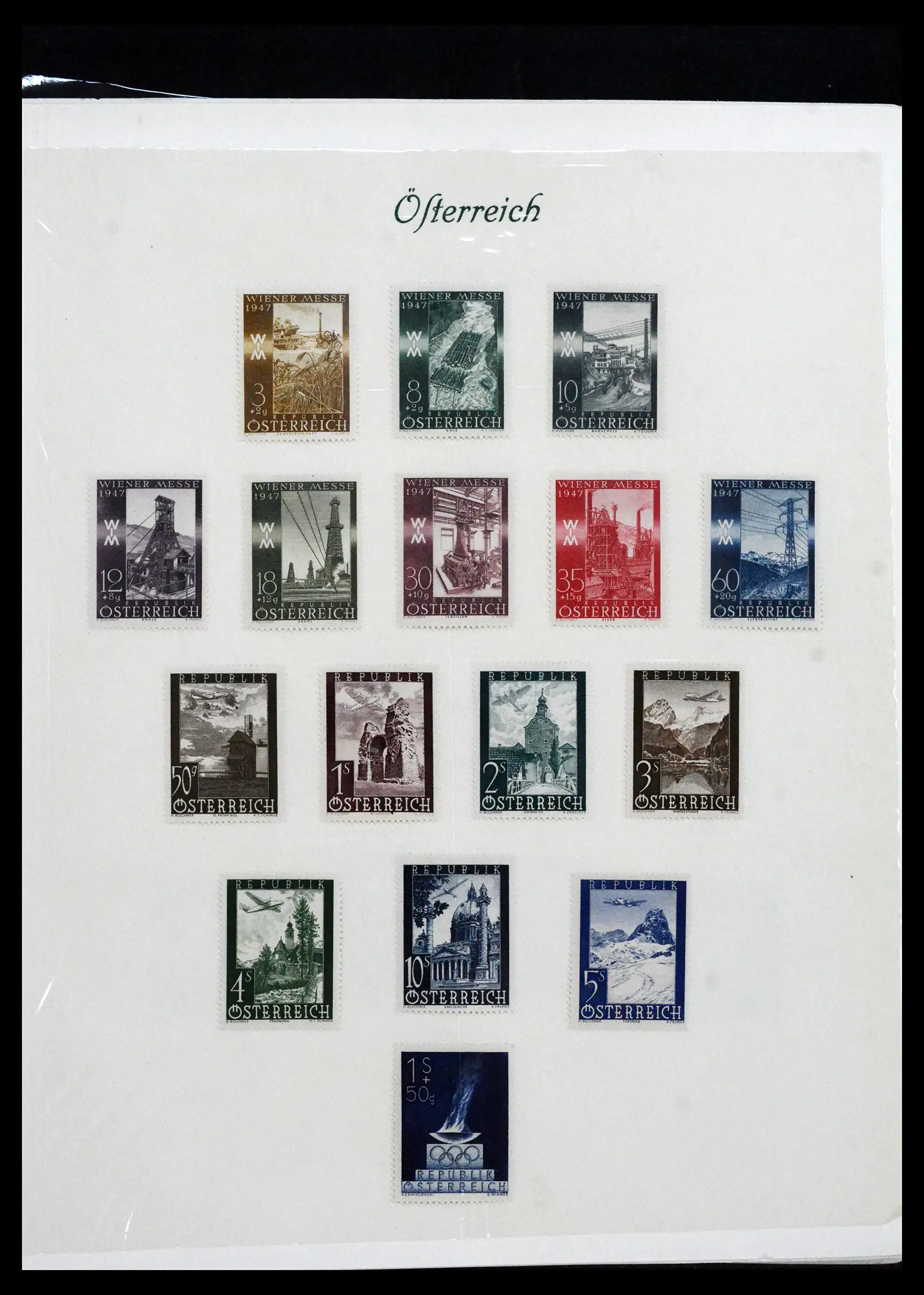 41705 0056 - Stamp collection 41705 Austria and territories complete 1850-1957.