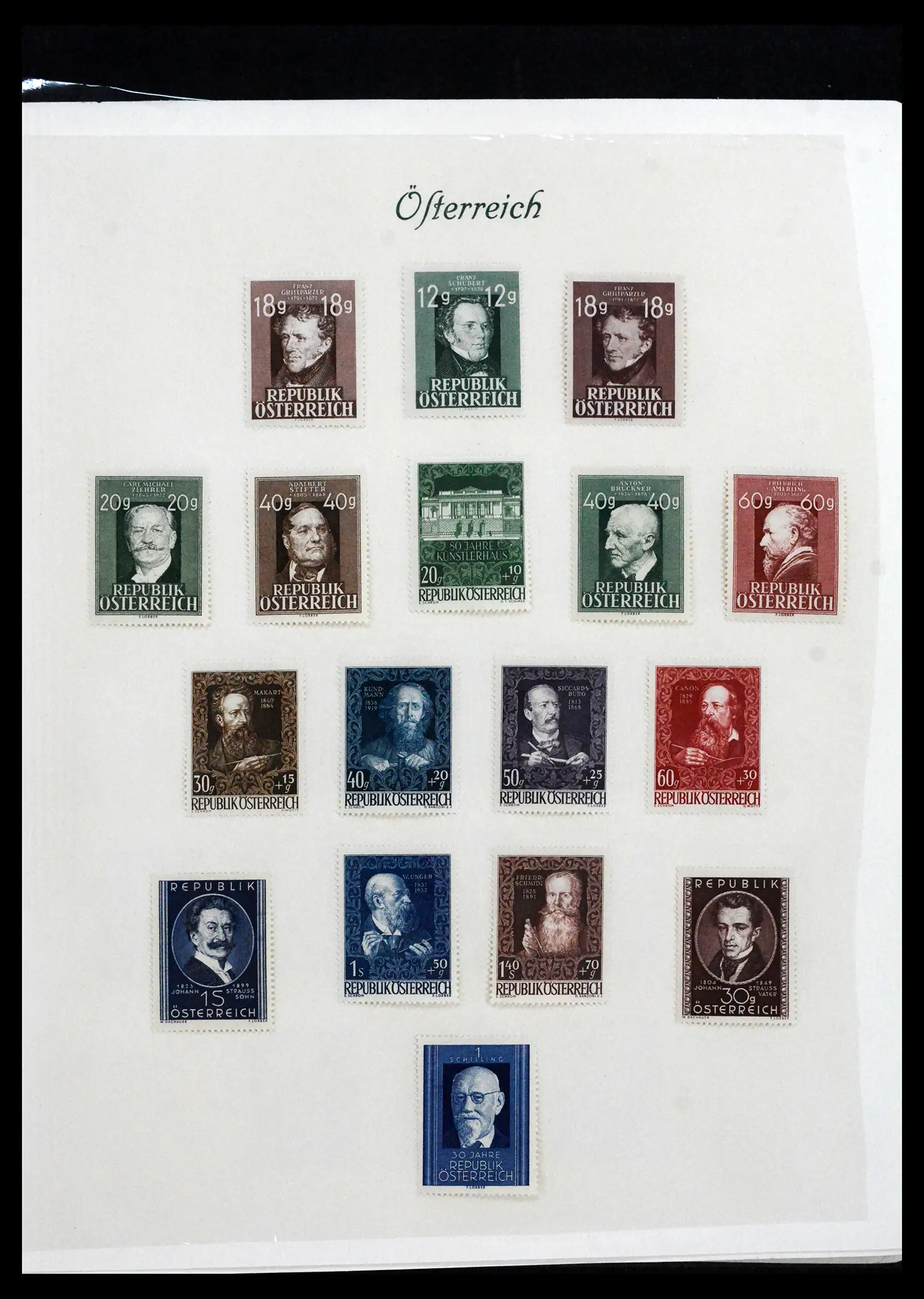 41705 0057 - Stamp collection 41705 Austria and territories complete 1850-1957.