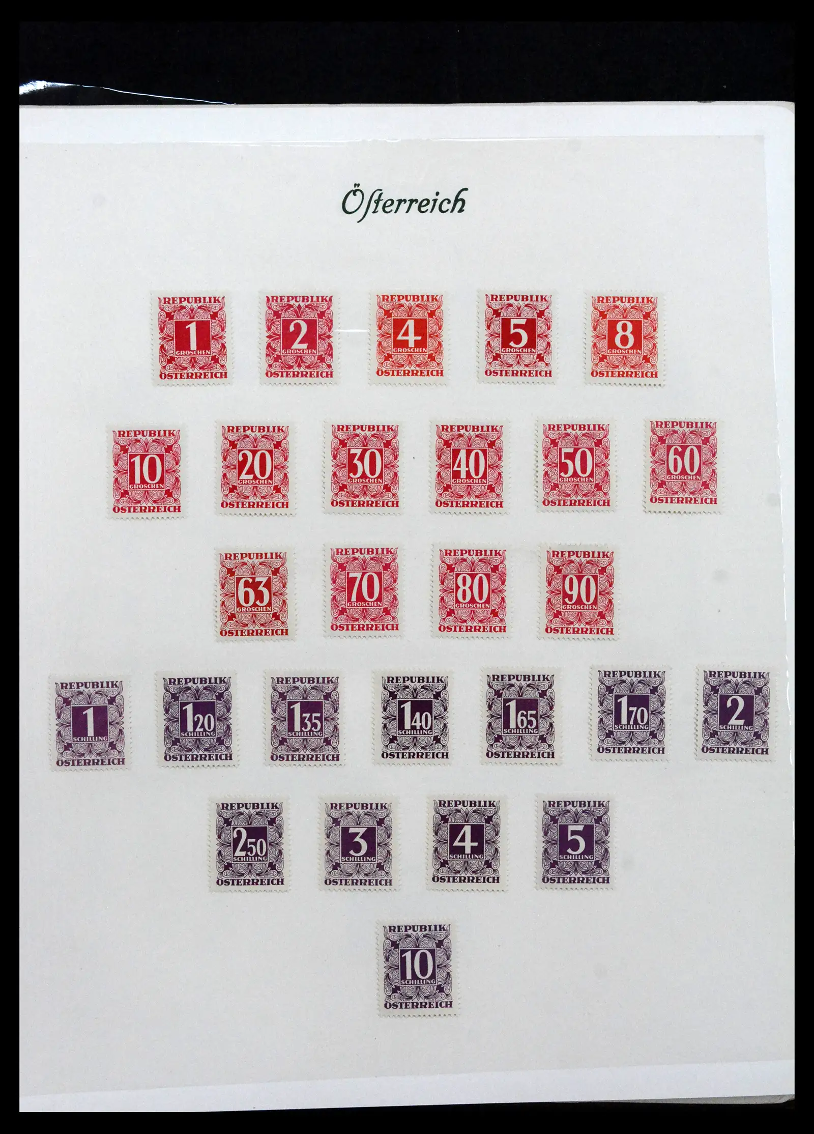 41705 0062 - Stamp collection 41705 Austria and territories complete 1850-1957.