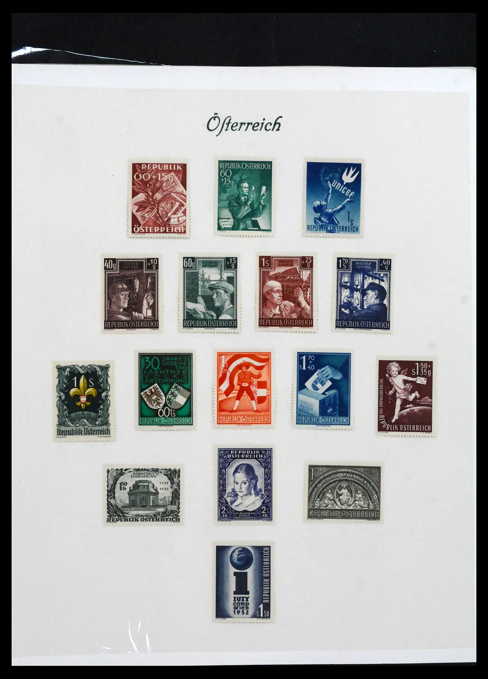 41705 0067 - Stamp collection 41705 Austria and territories complete 1850-1957.