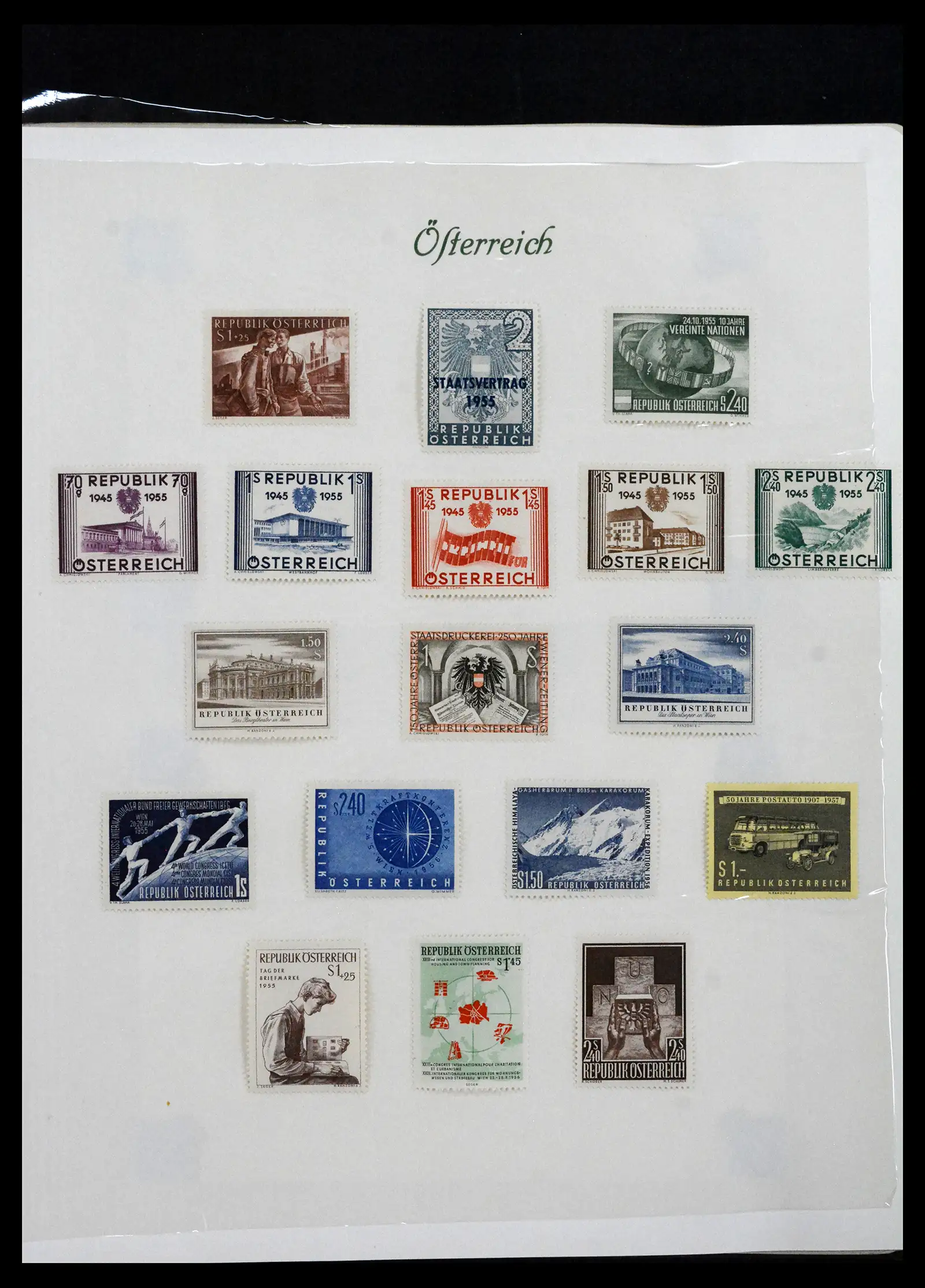 41705 0071 - Stamp collection 41705 Austria and territories complete 1850-1957.