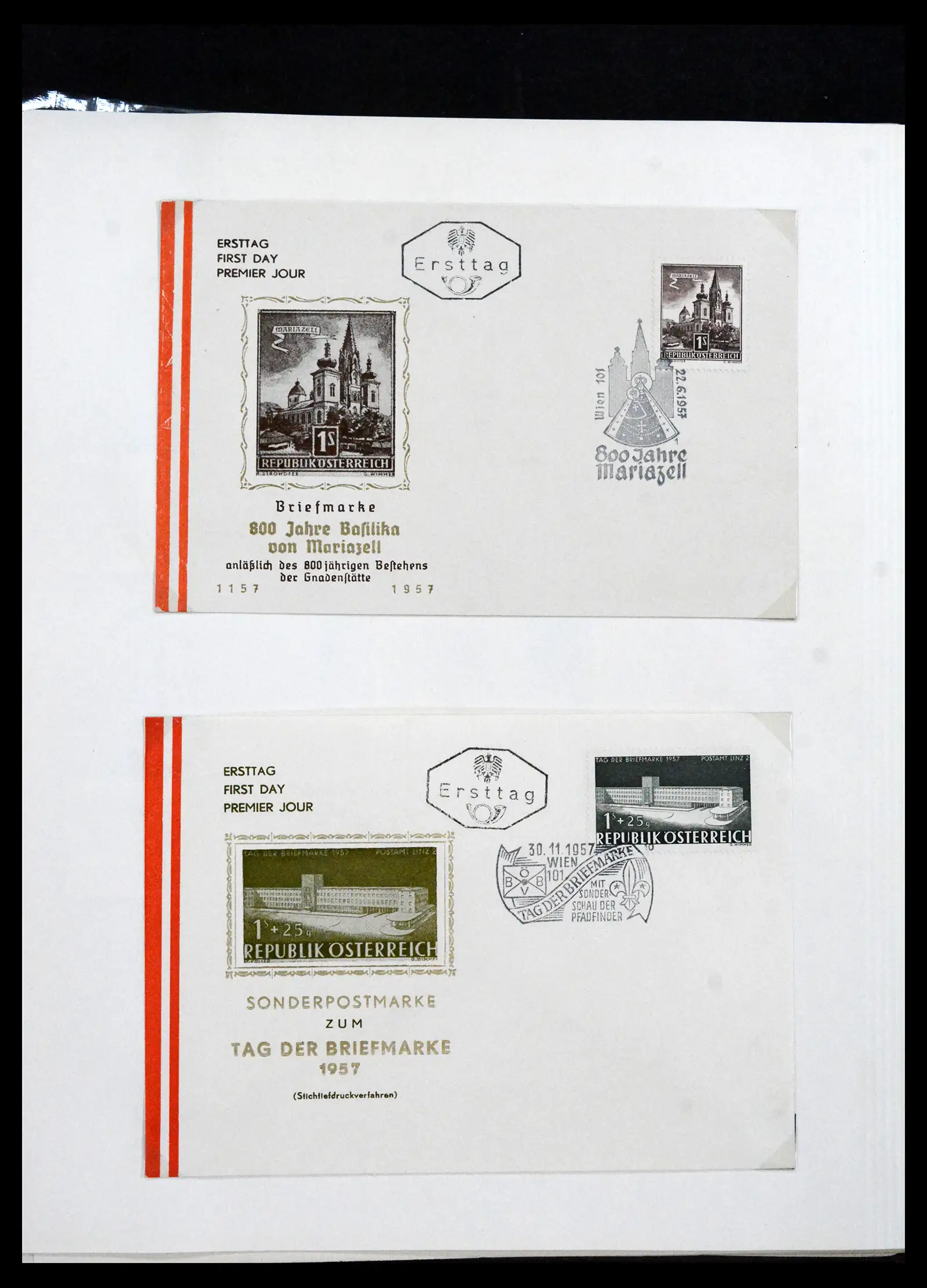 41705 0072 - Stamp collection 41705 Austria and territories complete 1850-1957.