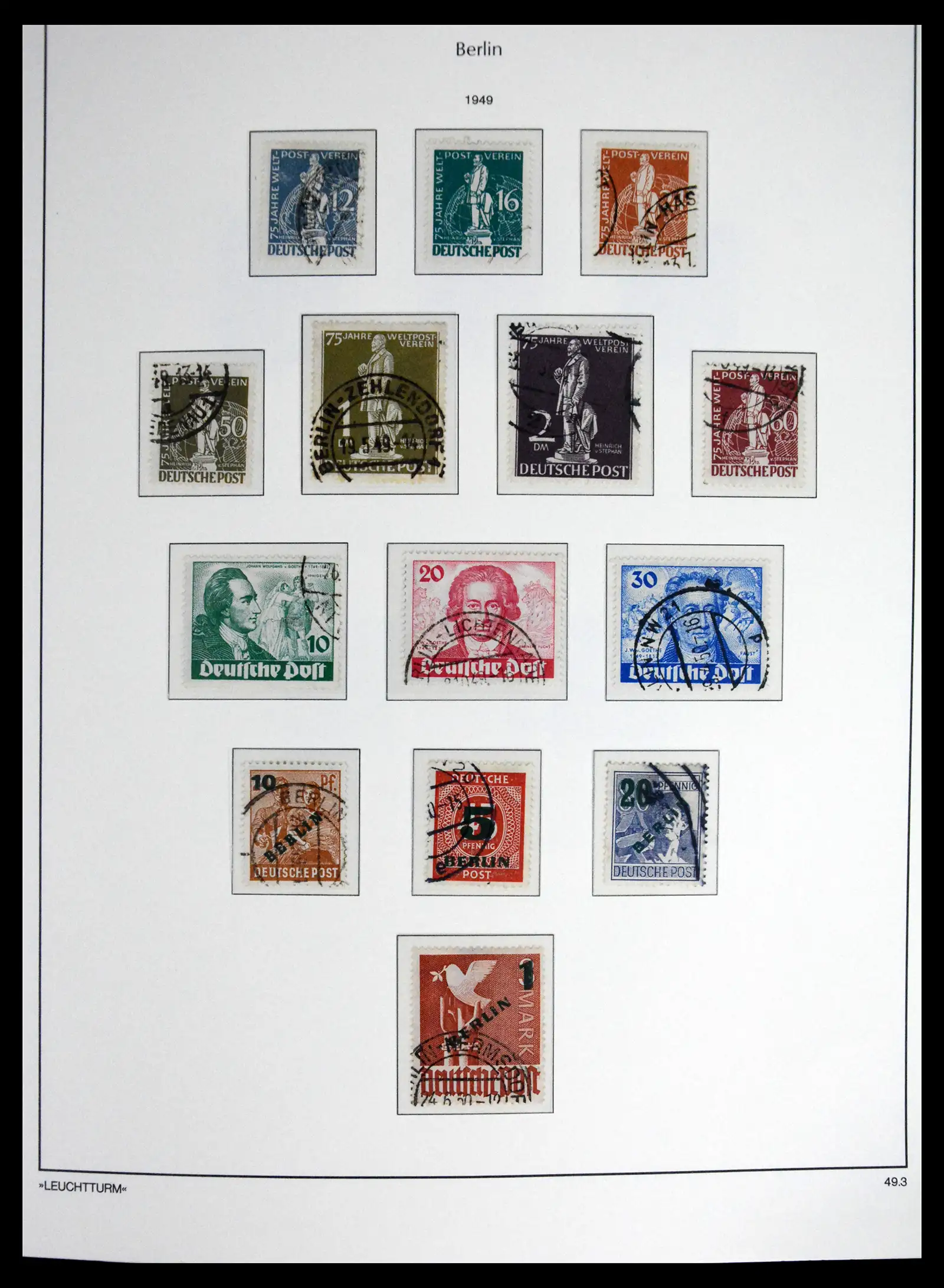 41707 0004 - Stamp collection 41707 Berlin complete used 1948-1990.