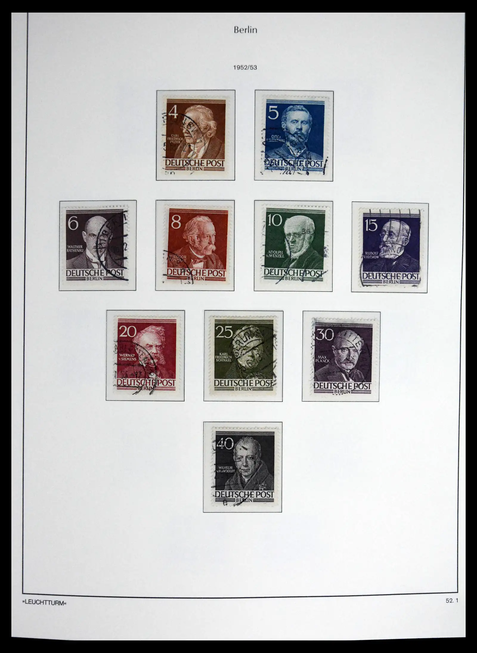 41707 0008 - Stamp collection 41707 Berlin complete used 1948-1990.