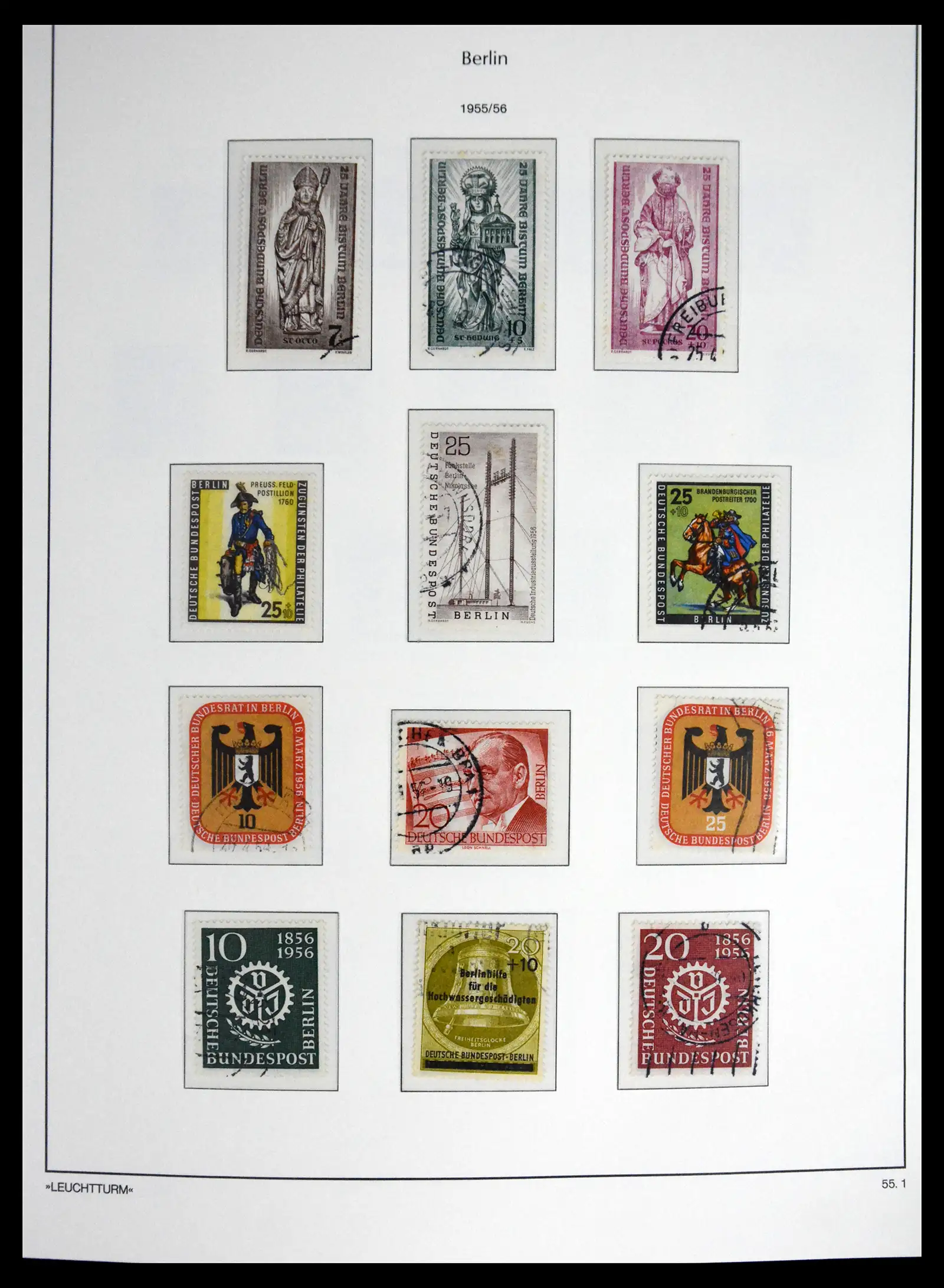 41707 0011 - Stamp collection 41707 Berlin complete used 1948-1990.