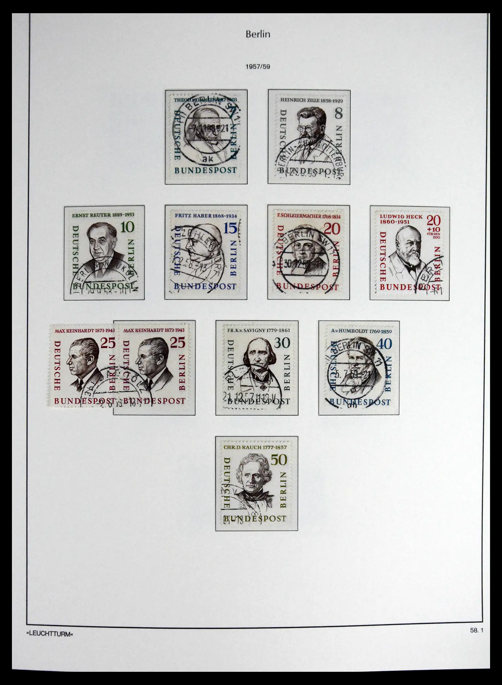 41707 0014 - Stamp collection 41707 Berlin complete used 1948-1990.