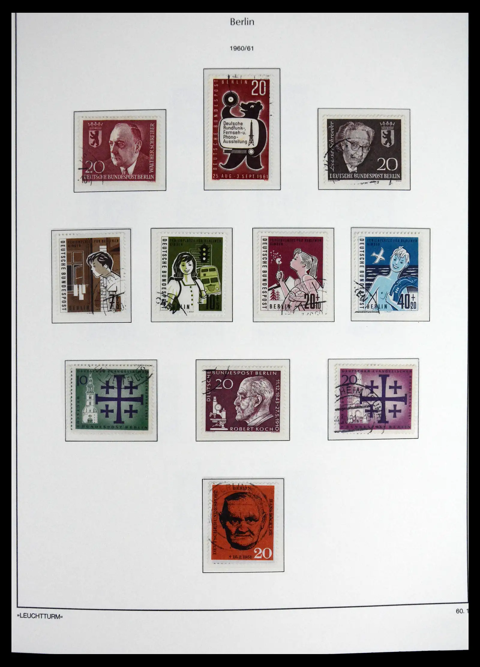 41707 0016 - Stamp collection 41707 Berlin complete used 1948-1990.