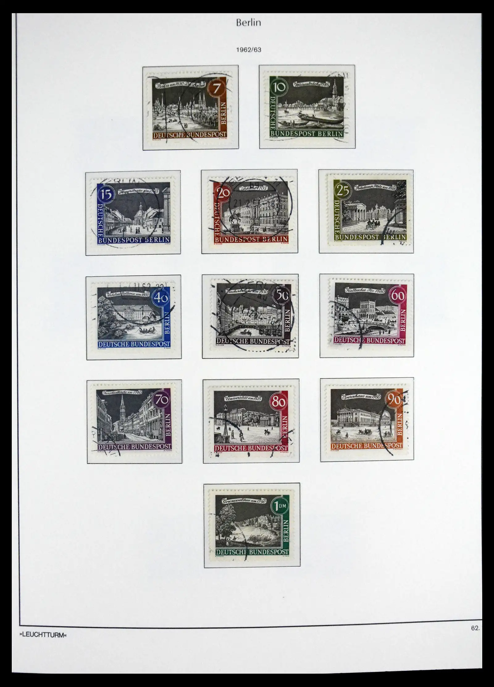 41707 0018 - Stamp collection 41707 Berlin complete used 1948-1990.