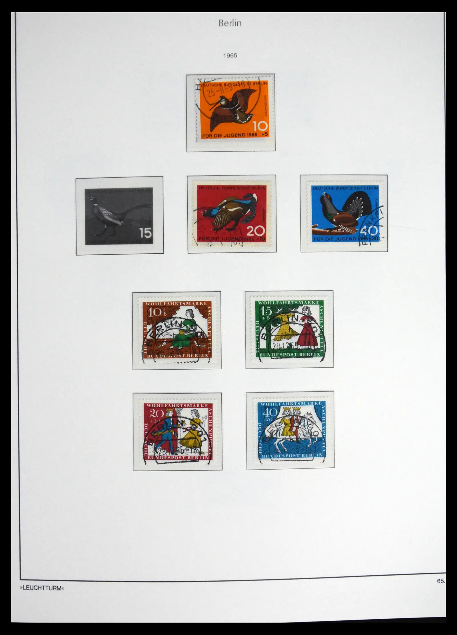 41707 0021 - Stamp collection 41707 Berlin complete used 1948-1990.