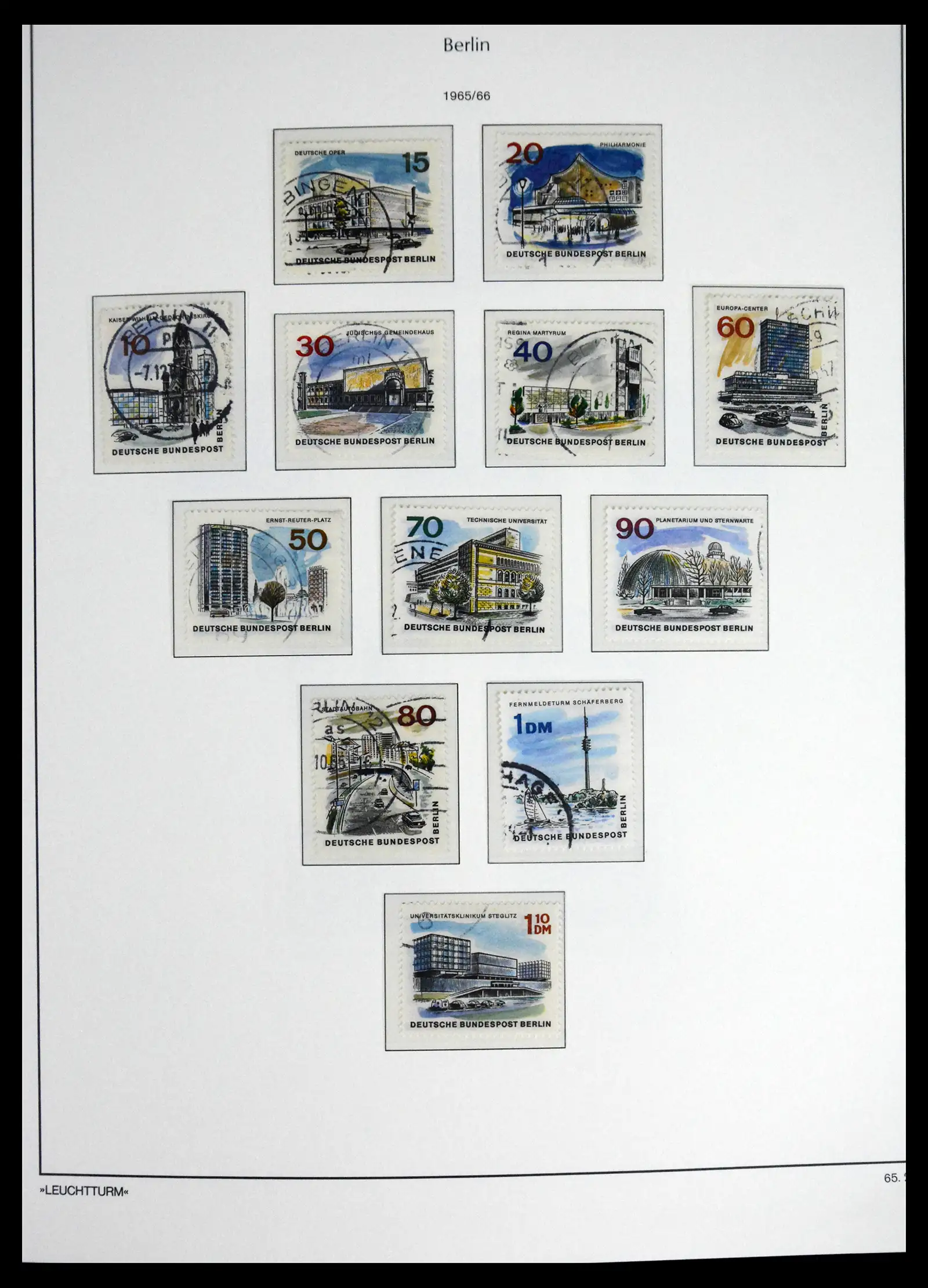 41707 0022 - Stamp collection 41707 Berlin complete used 1948-1990.