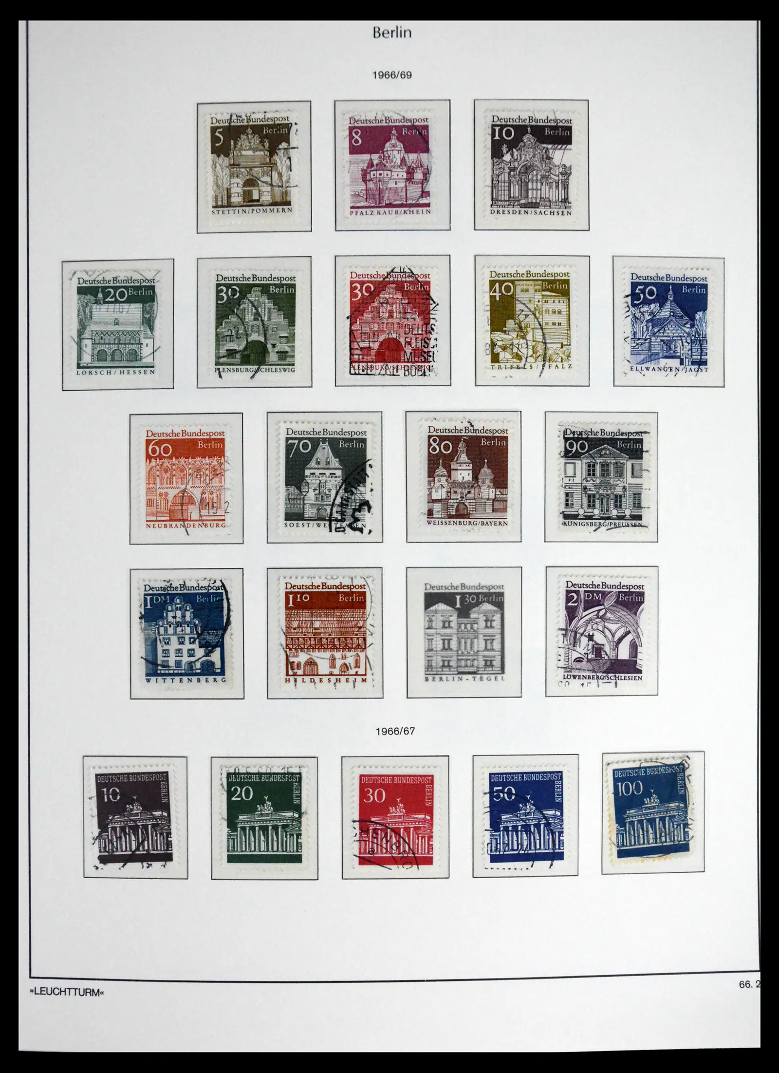 41707 0024 - Stamp collection 41707 Berlin complete used 1948-1990.