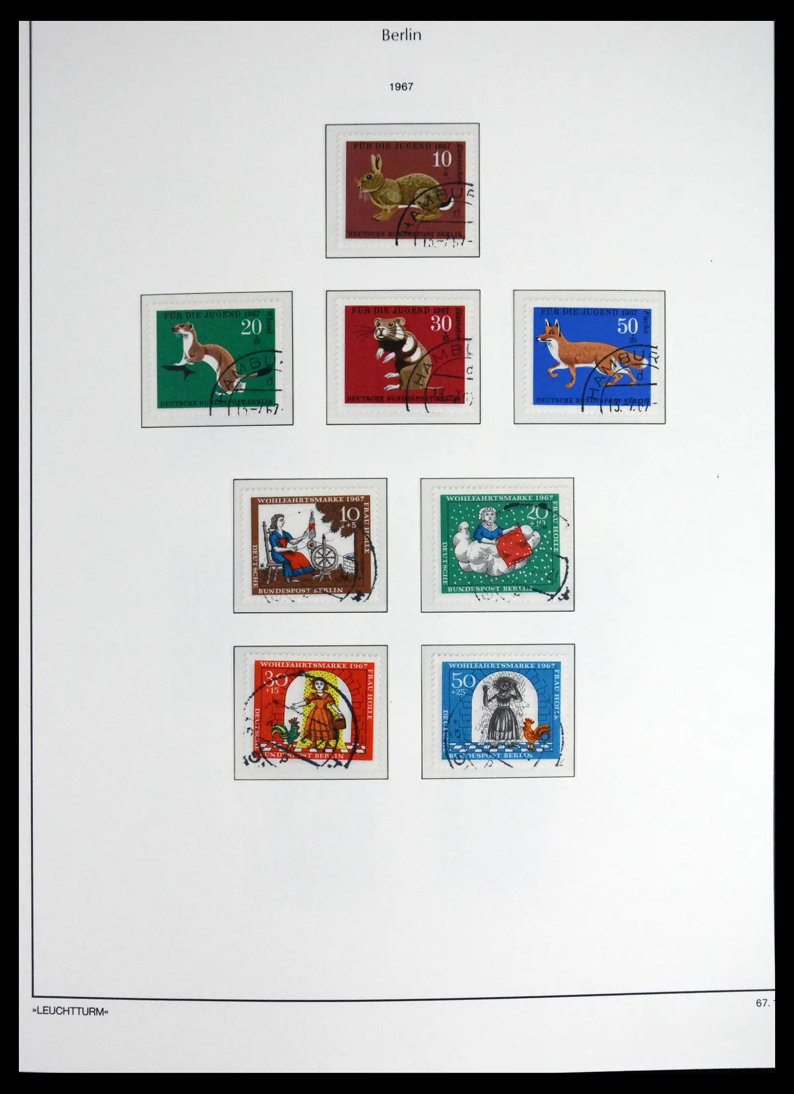 41707 0025 - Stamp collection 41707 Berlin complete used 1948-1990.