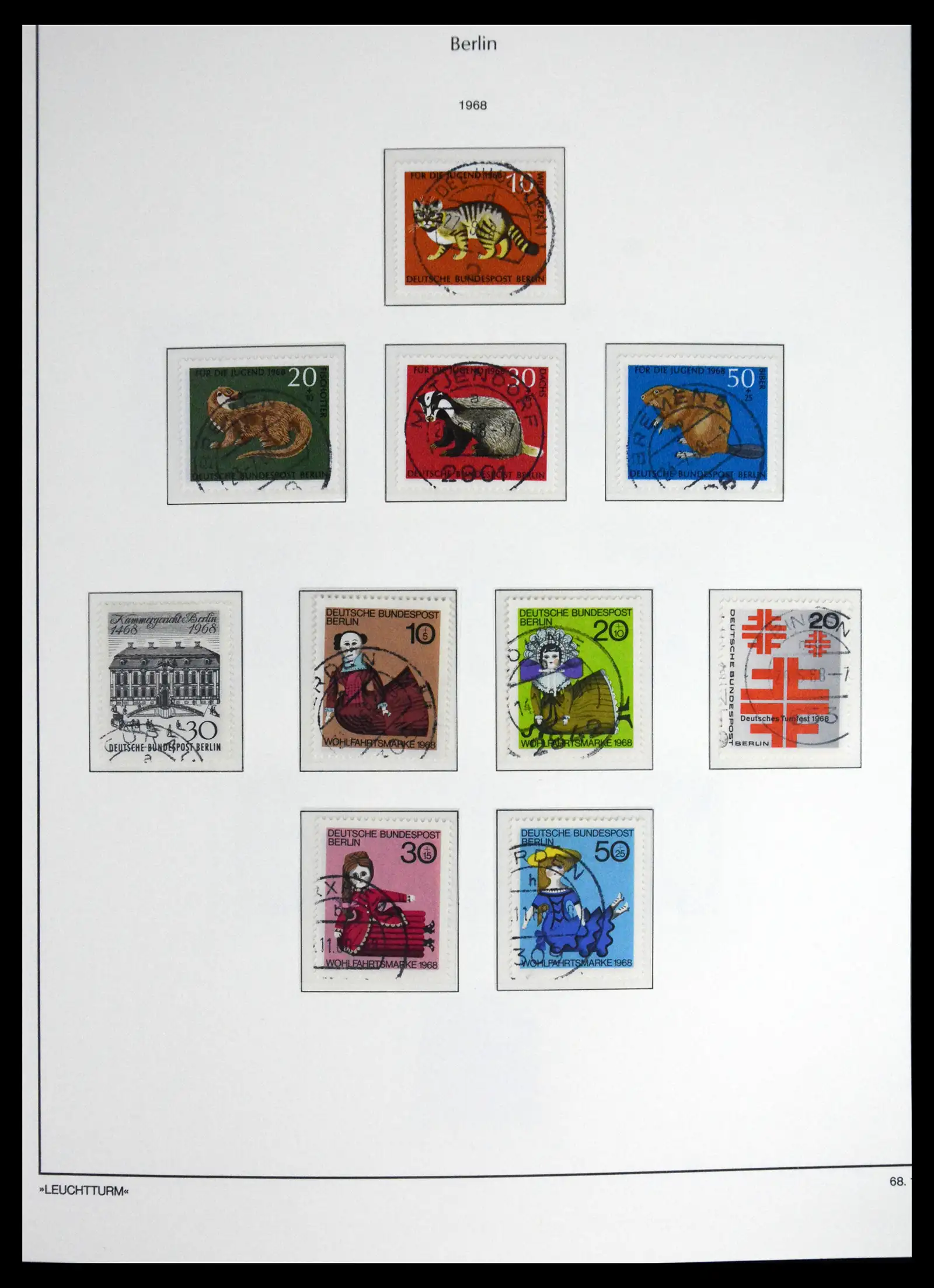 41707 0027 - Stamp collection 41707 Berlin complete used 1948-1990.