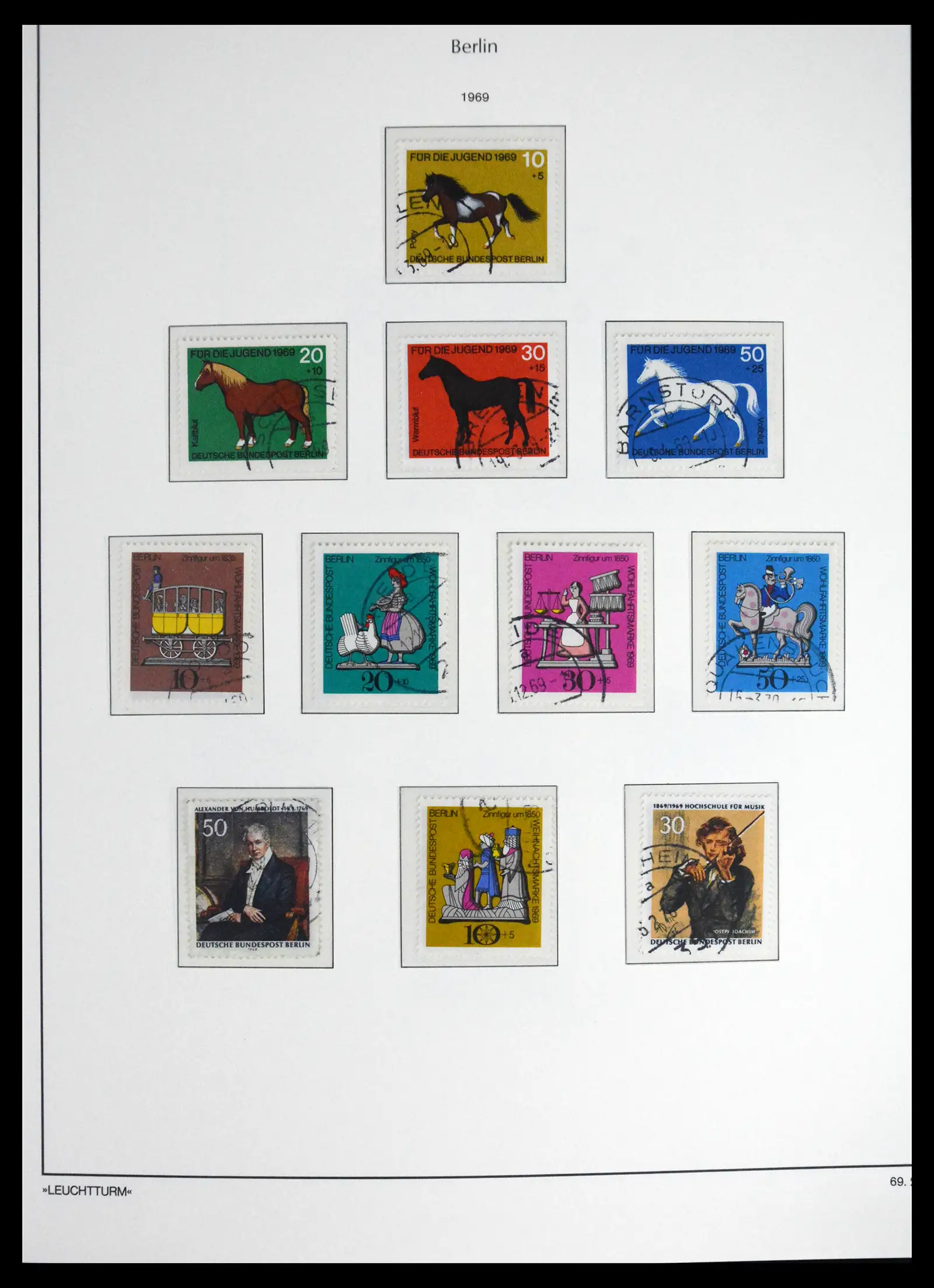 41707 0029 - Stamp collection 41707 Berlin complete used 1948-1990.