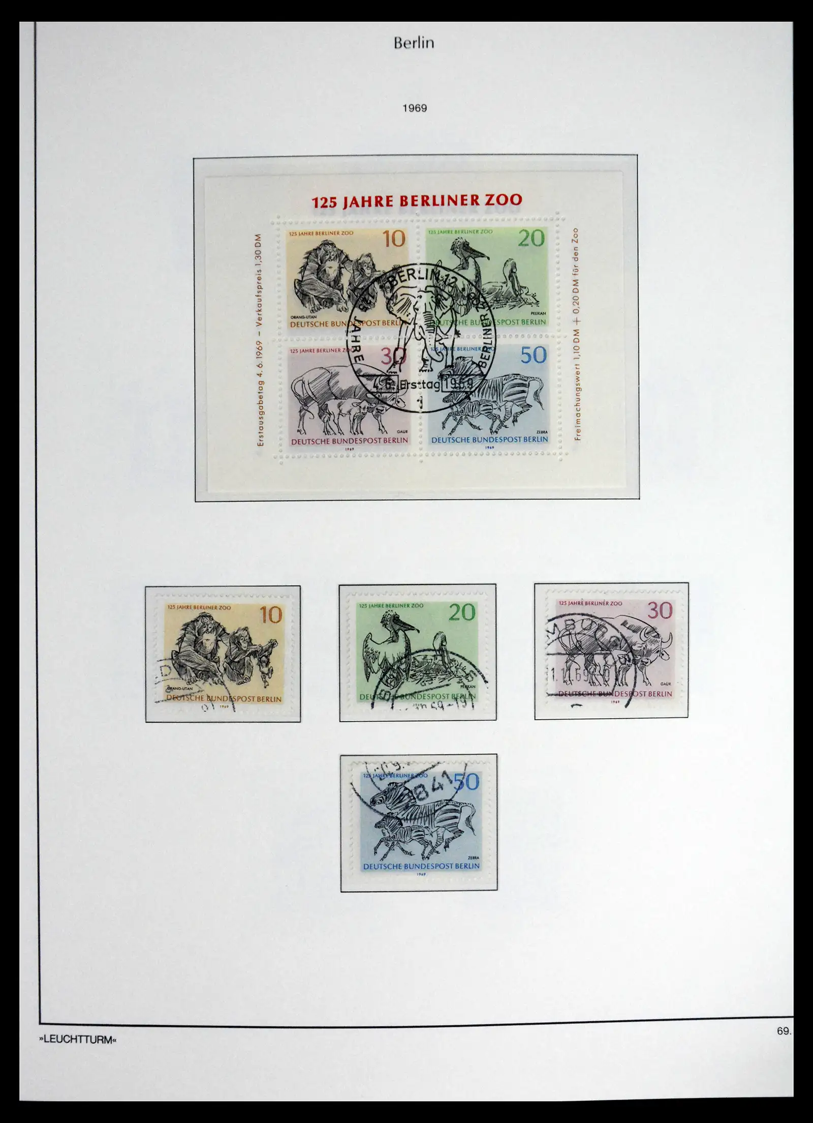 41707 0030 - Stamp collection 41707 Berlin complete used 1948-1990.