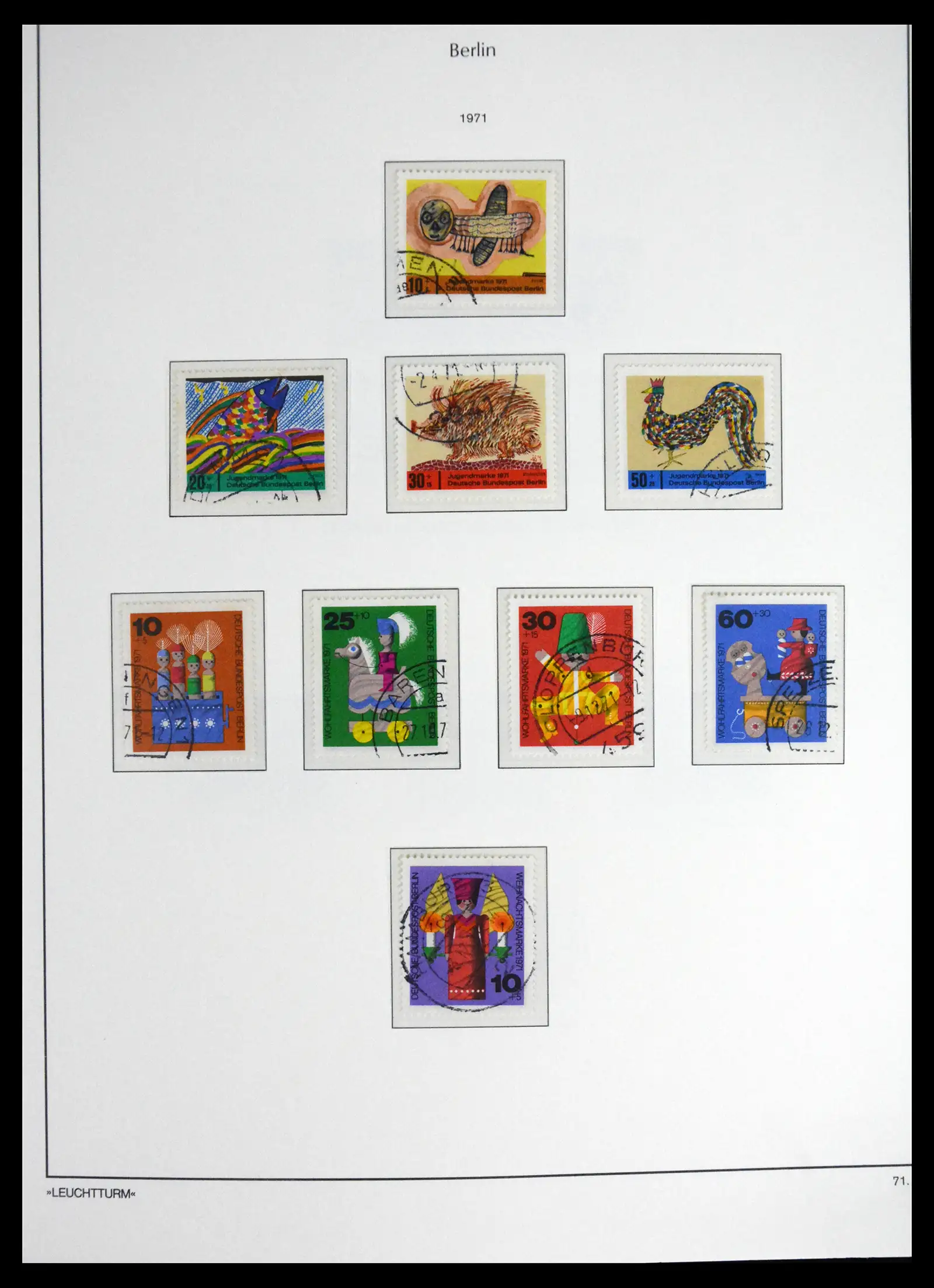 41707 0033 - Stamp collection 41707 Berlin complete used 1948-1990.