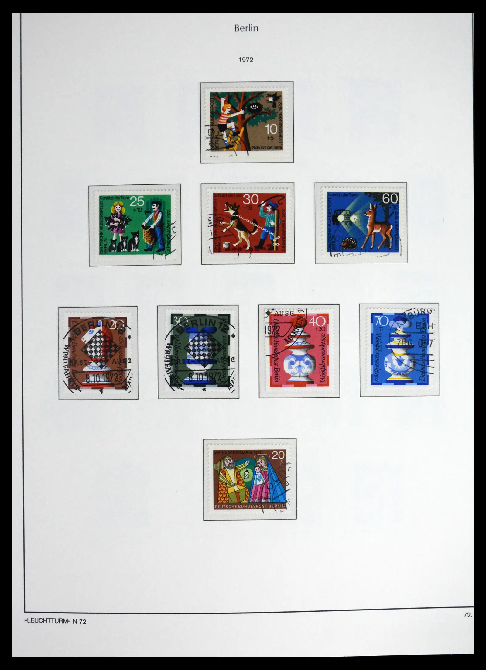 41707 0036 - Stamp collection 41707 Berlin complete used 1948-1990.