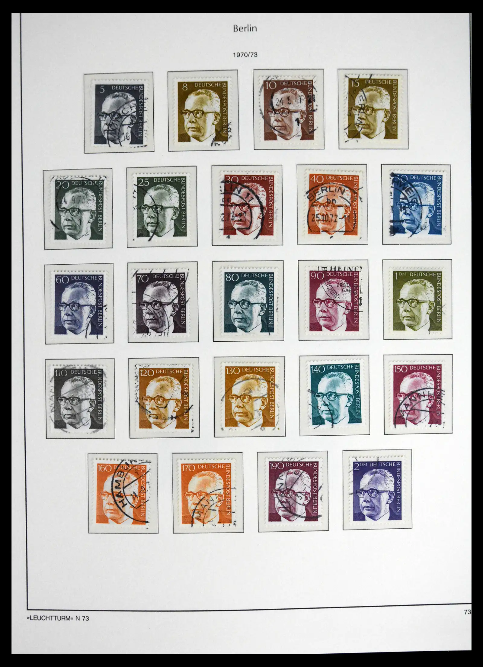 41707 0037 - Stamp collection 41707 Berlin complete used 1948-1990.