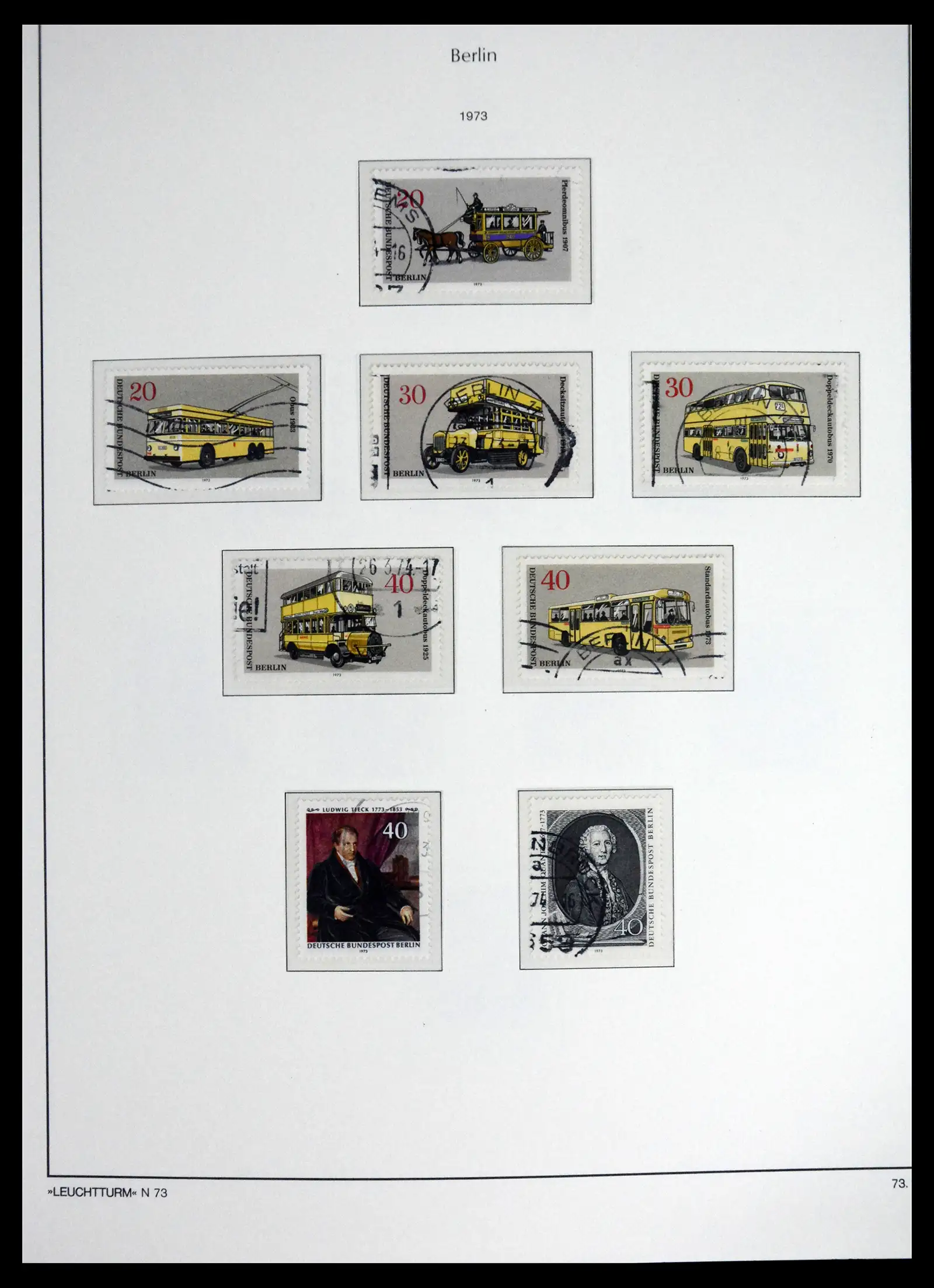 41707 0038 - Stamp collection 41707 Berlin complete used 1948-1990.