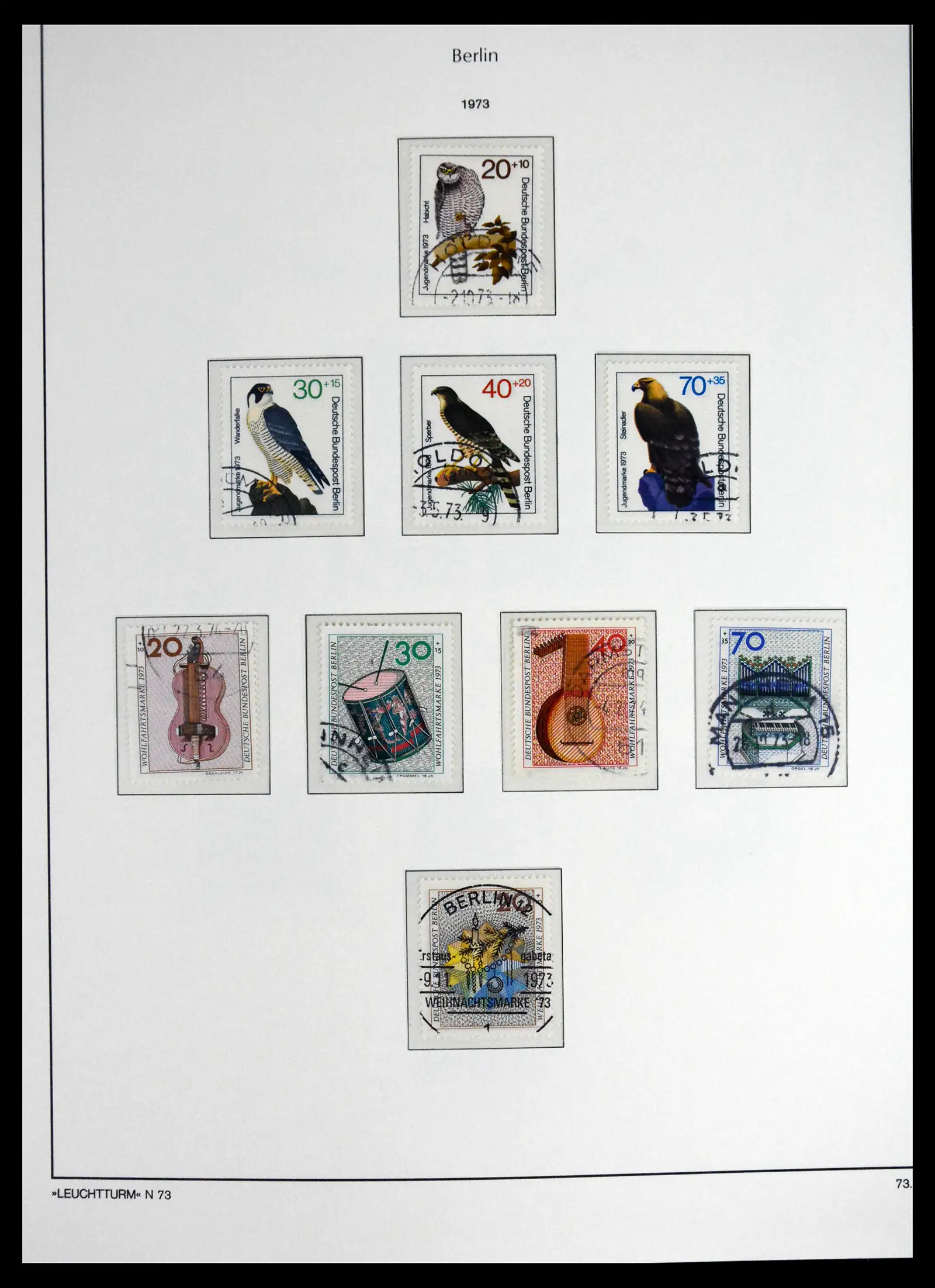 41707 0039 - Stamp collection 41707 Berlin complete used 1948-1990.