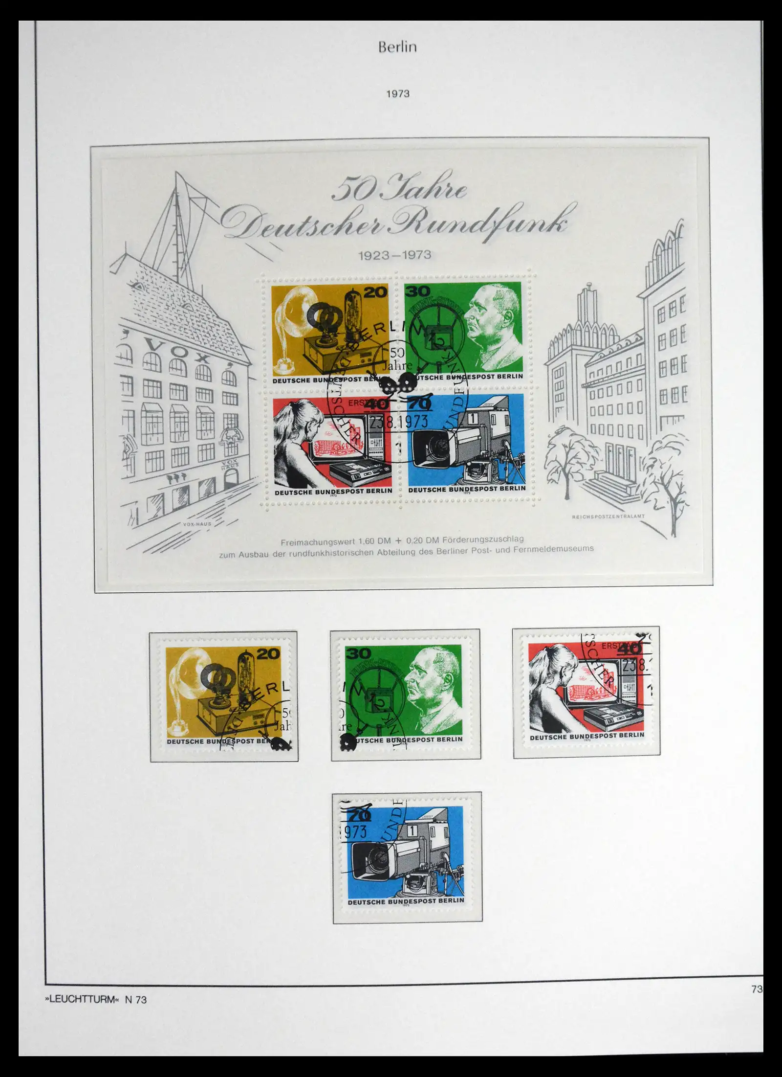 41707 0040 - Stamp collection 41707 Berlin complete used 1948-1990.