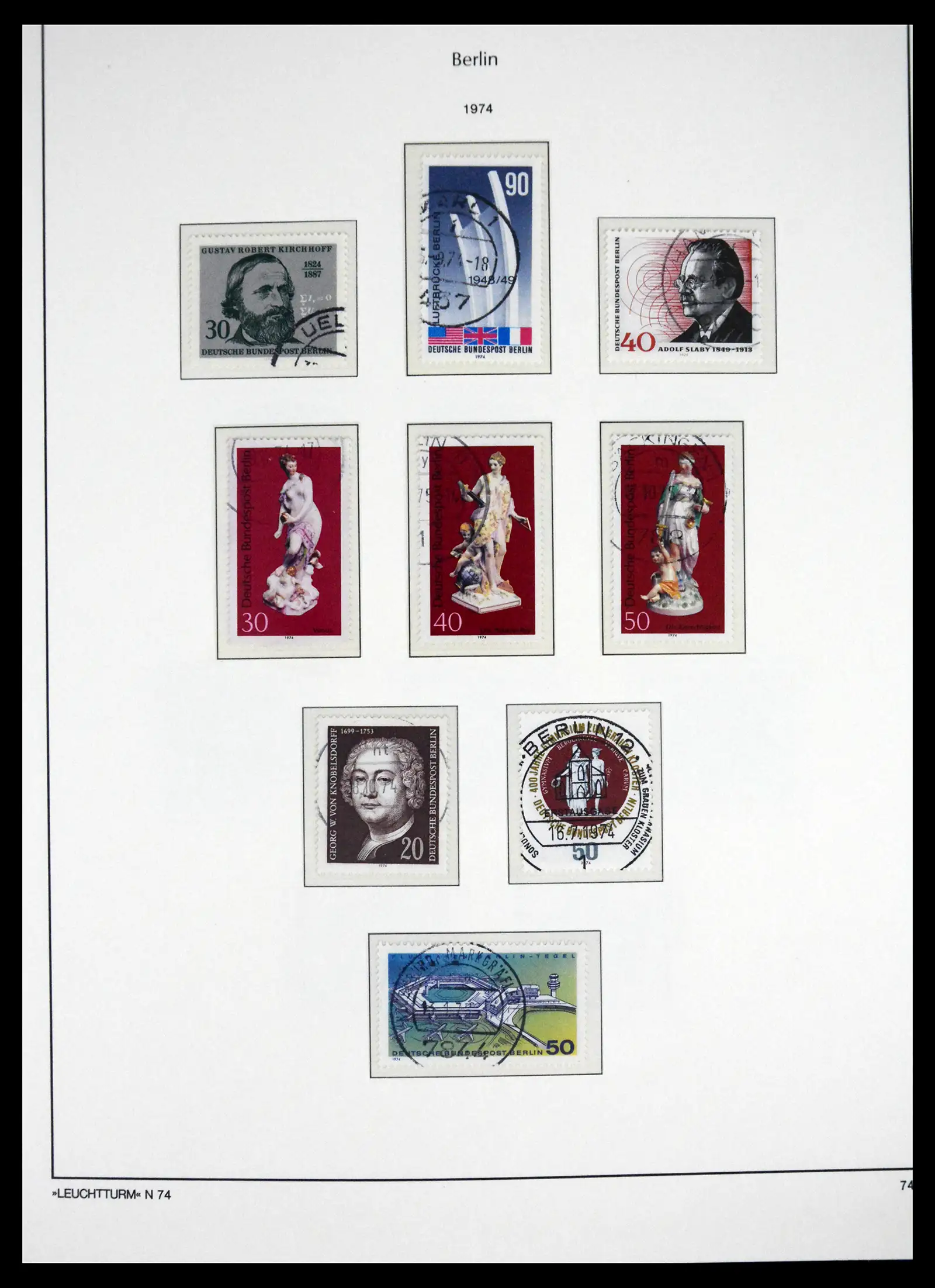 41707 0042 - Stamp collection 41707 Berlin complete used 1948-1990.