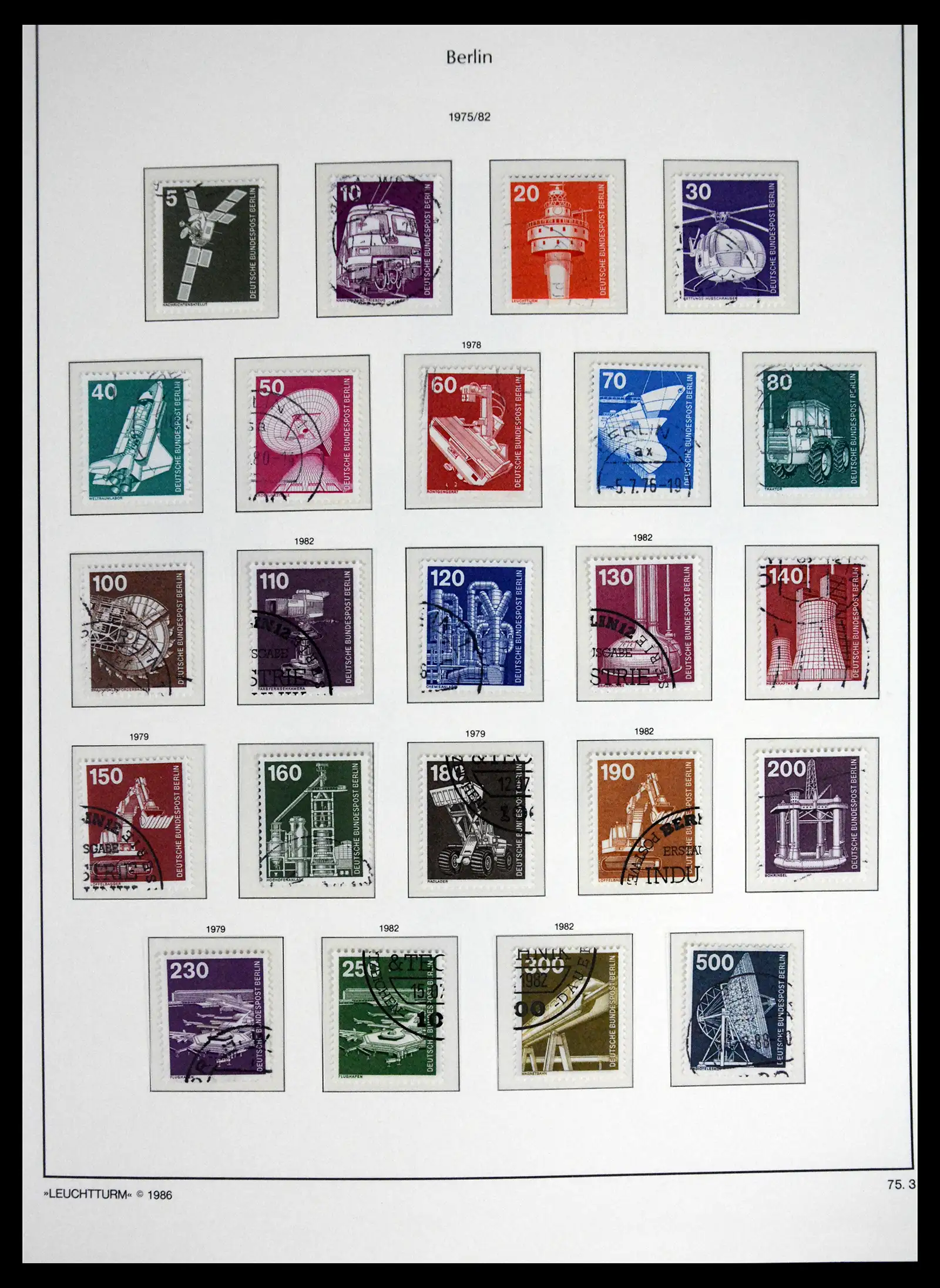 41707 0047 - Stamp collection 41707 Berlin complete used 1948-1990.