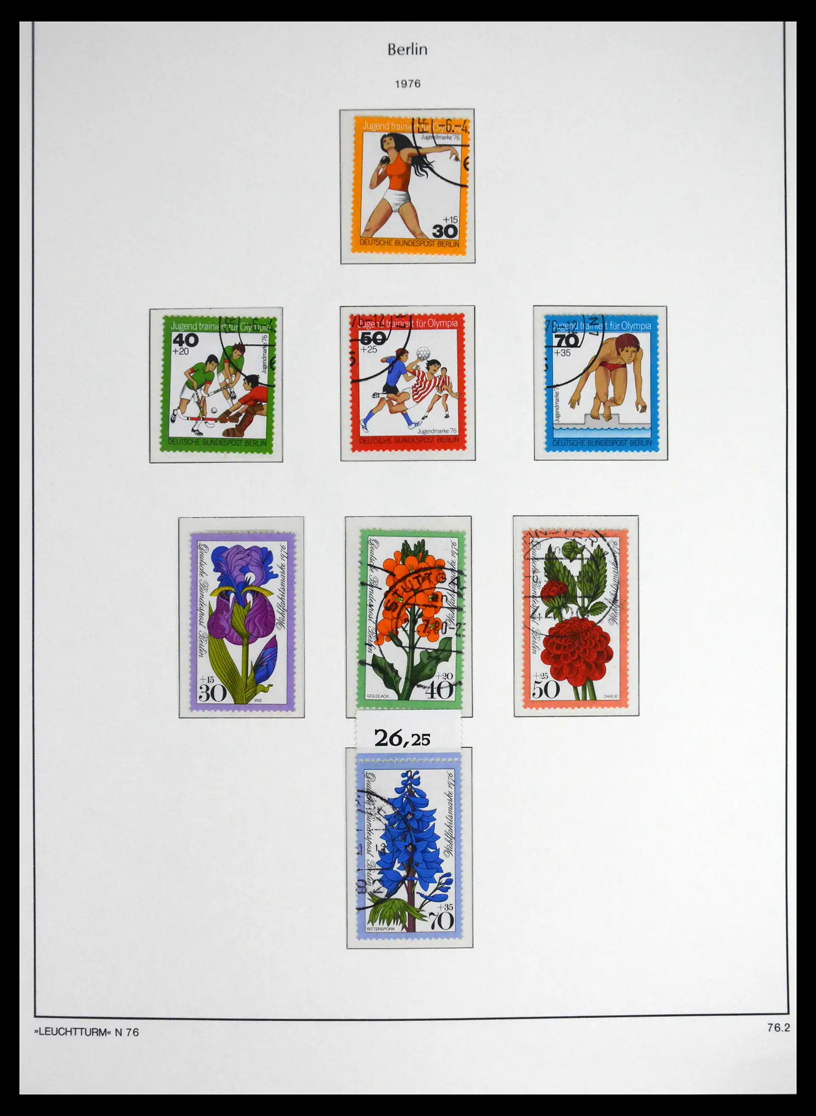 41707 0049 - Stamp collection 41707 Berlin complete used 1948-1990.