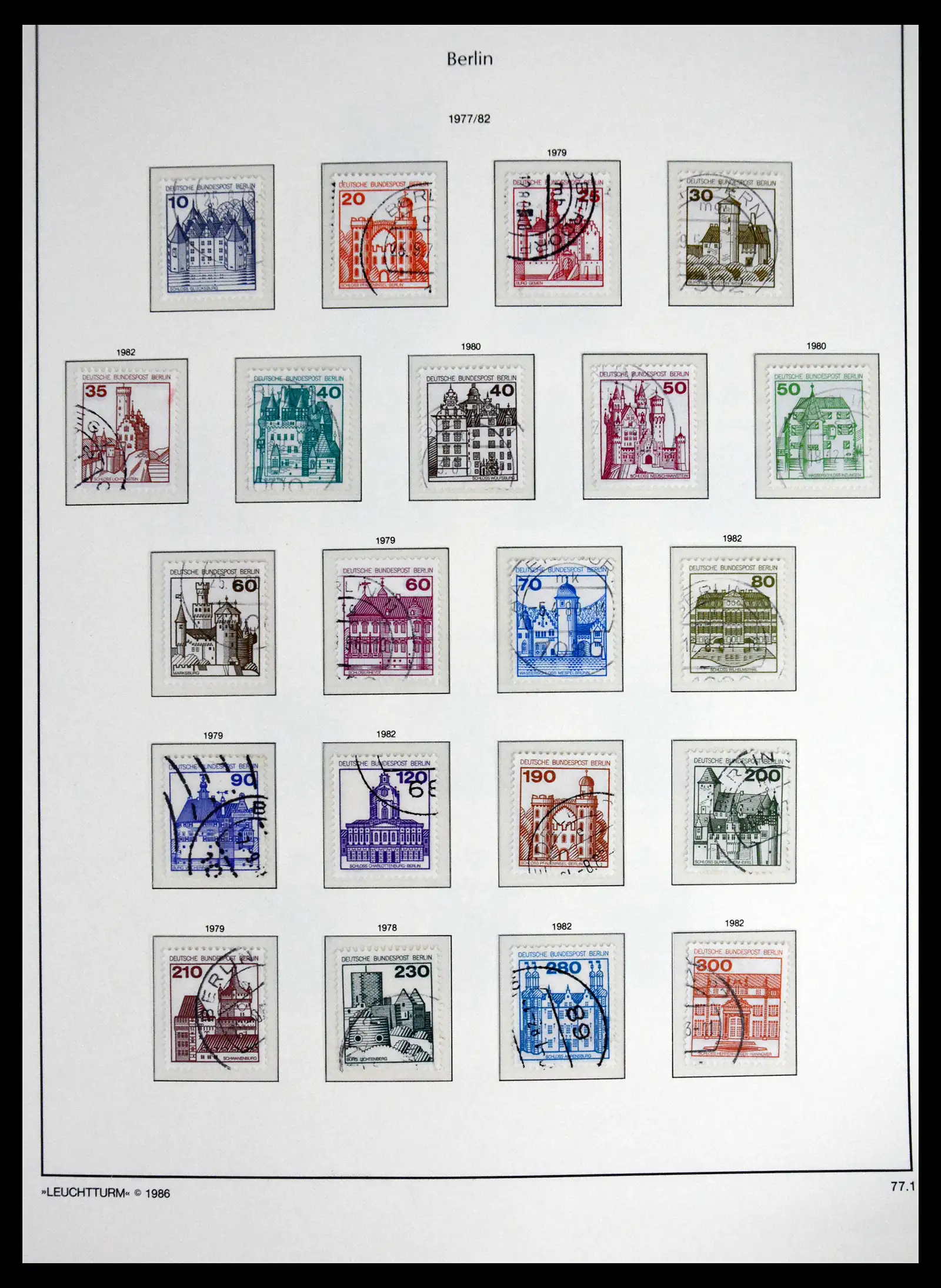 41707 0051 - Stamp collection 41707 Berlin complete used 1948-1990.