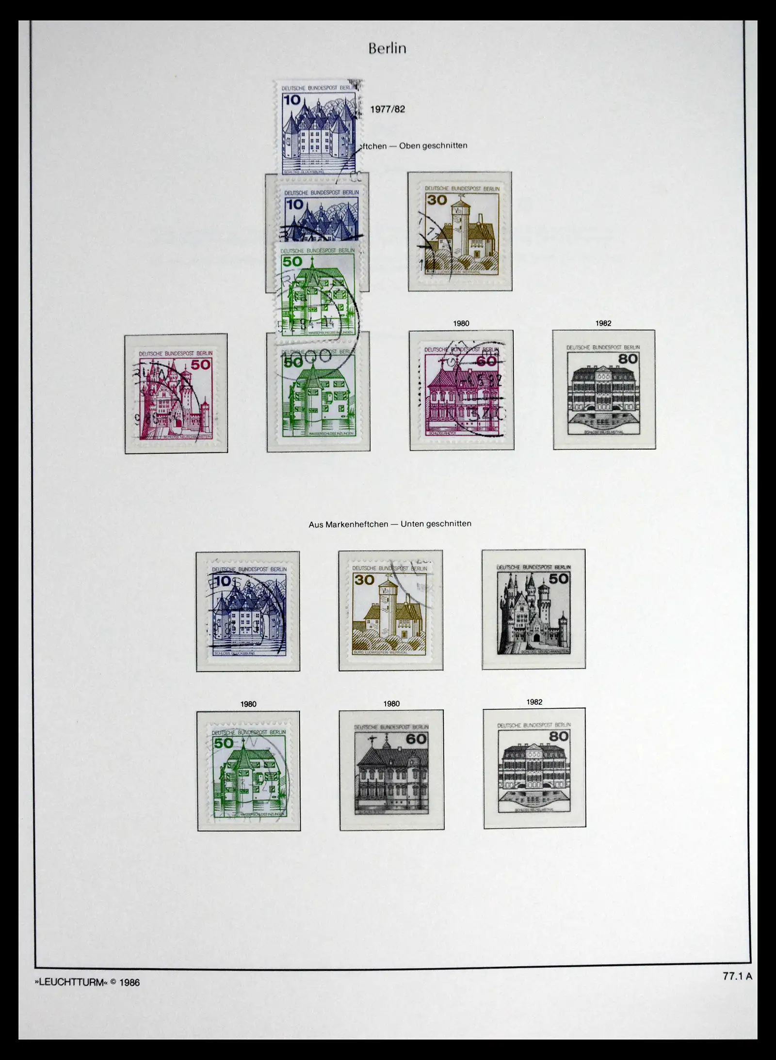 41707 0052 - Stamp collection 41707 Berlin complete used 1948-1990.