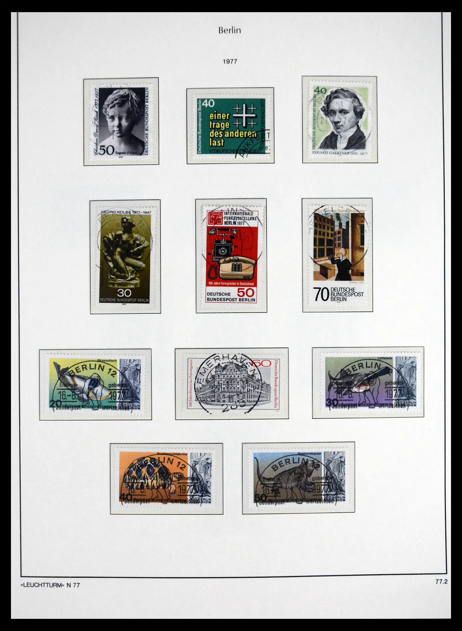 41707 0053 - Stamp collection 41707 Berlin complete used 1948-1990.