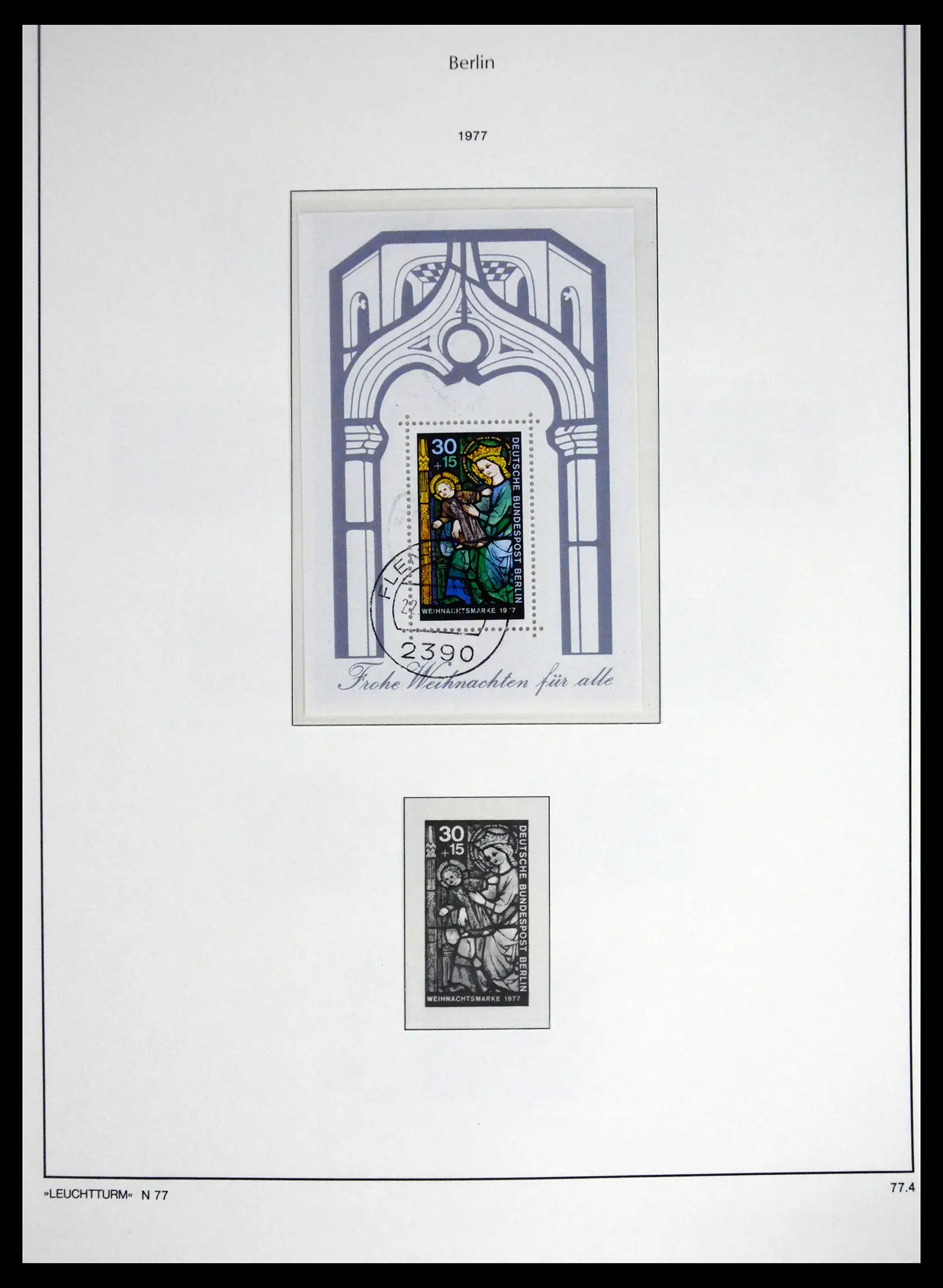 41707 0055 - Stamp collection 41707 Berlin complete used 1948-1990.