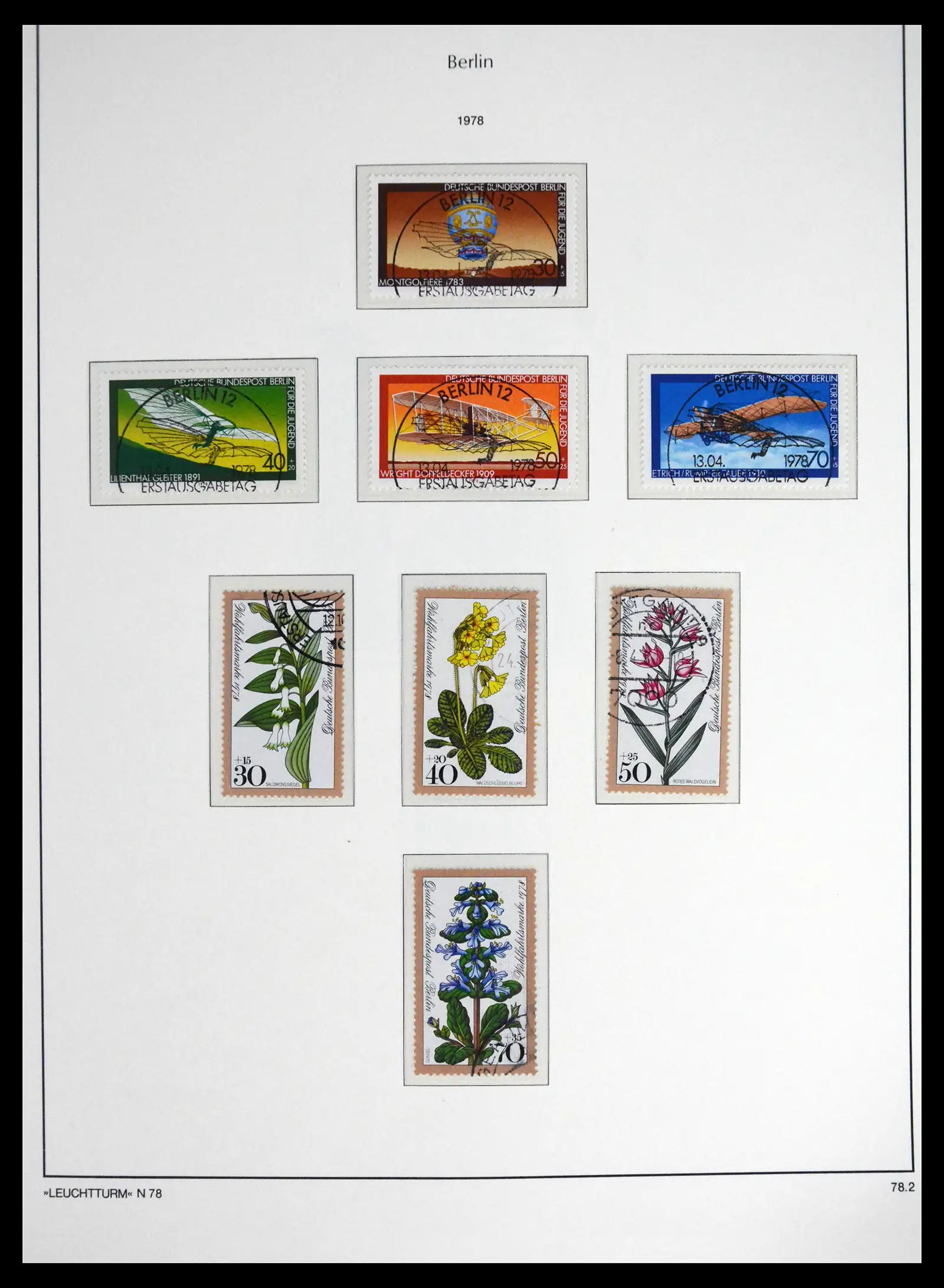 41707 0057 - Stamp collection 41707 Berlin complete used 1948-1990.