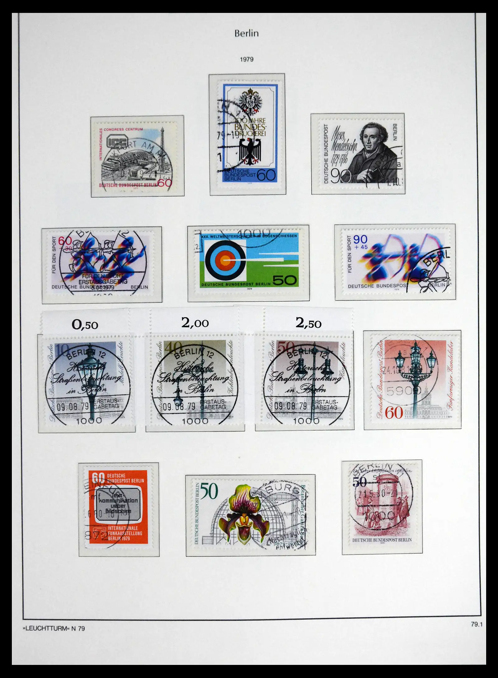 41707 0059 - Stamp collection 41707 Berlin complete used 1948-1990.