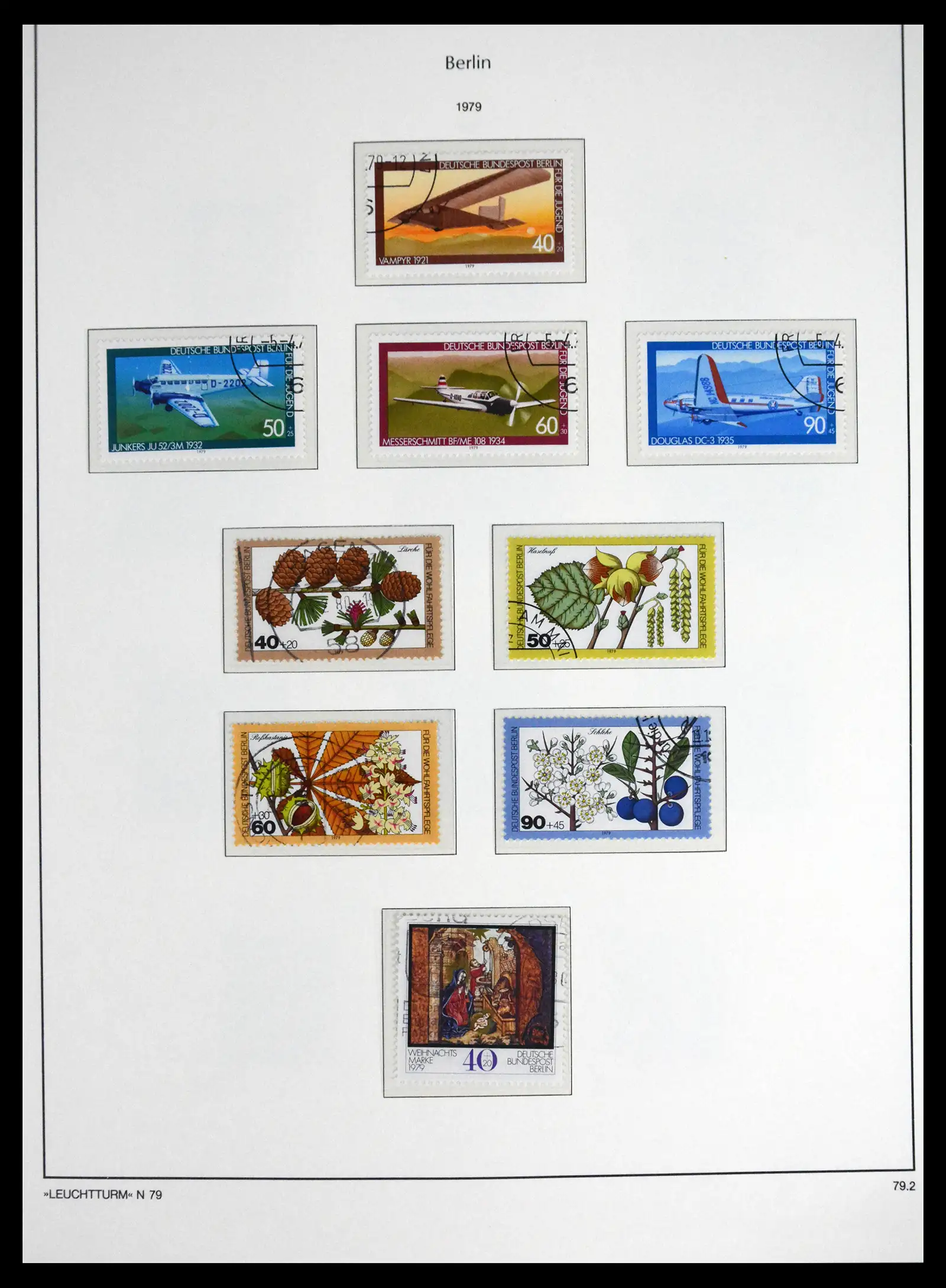41707 0060 - Stamp collection 41707 Berlin complete used 1948-1990.