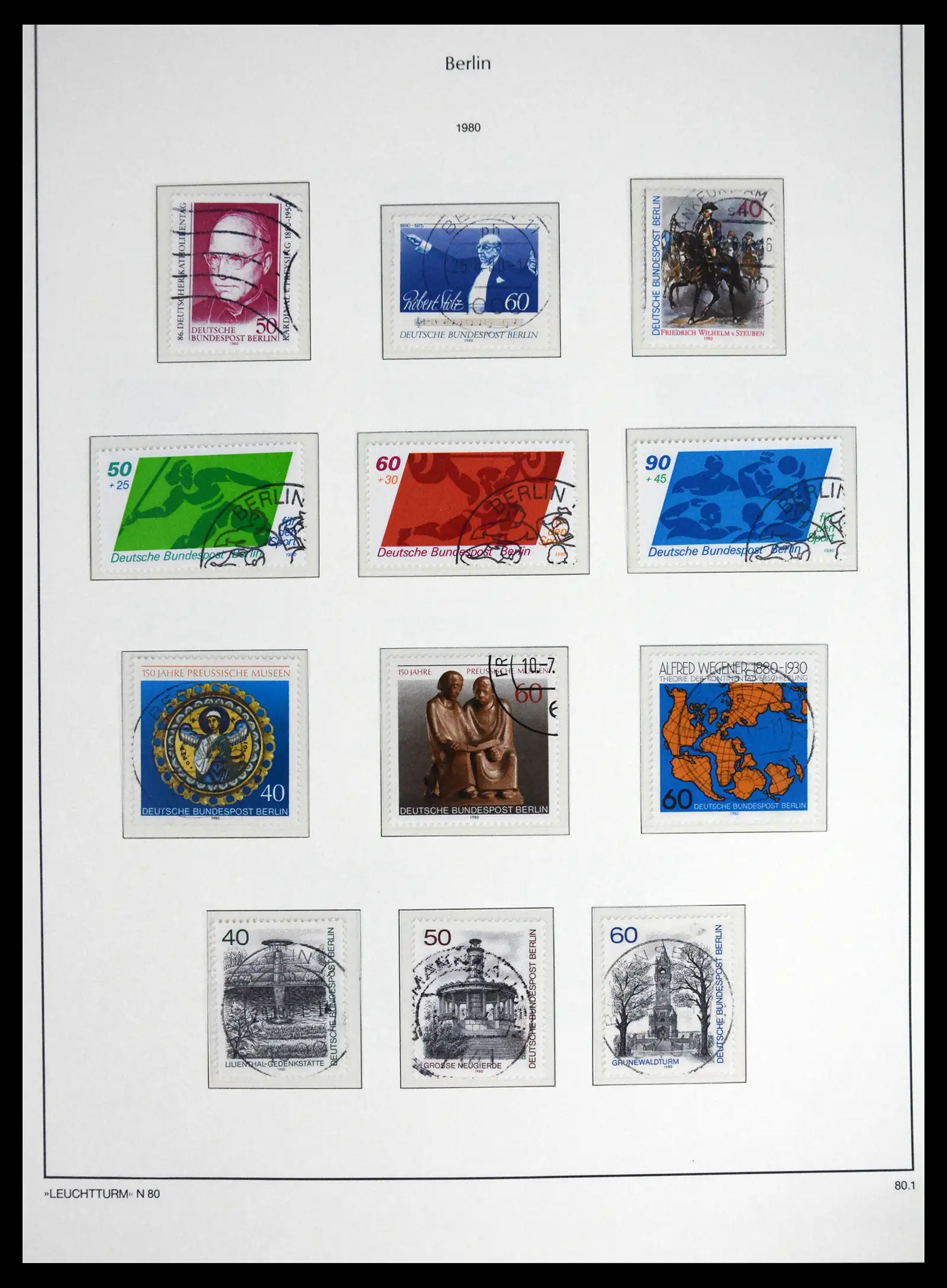 41707 0061 - Stamp collection 41707 Berlin complete used 1948-1990.