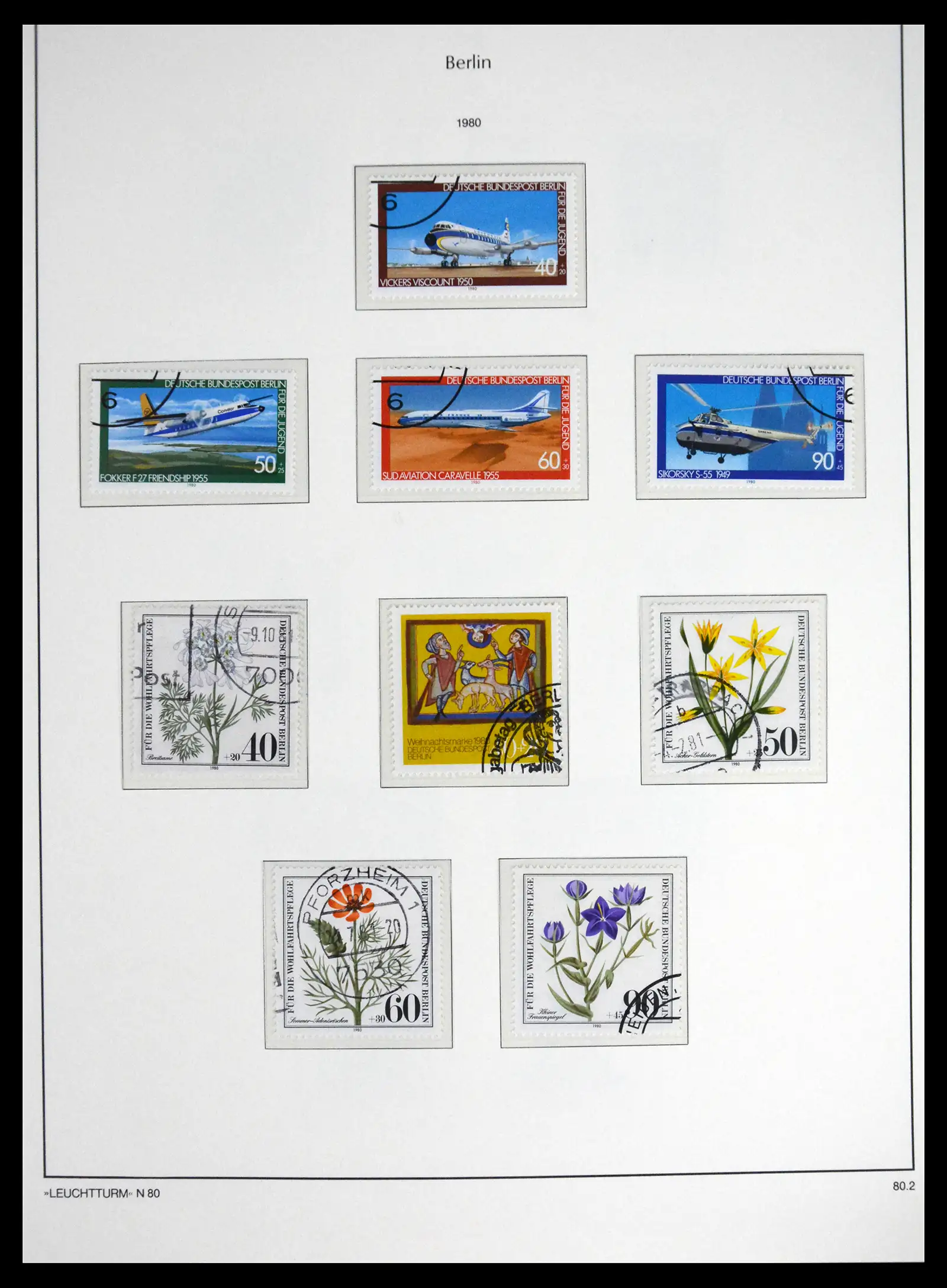 41707 0062 - Stamp collection 41707 Berlin complete used 1948-1990.