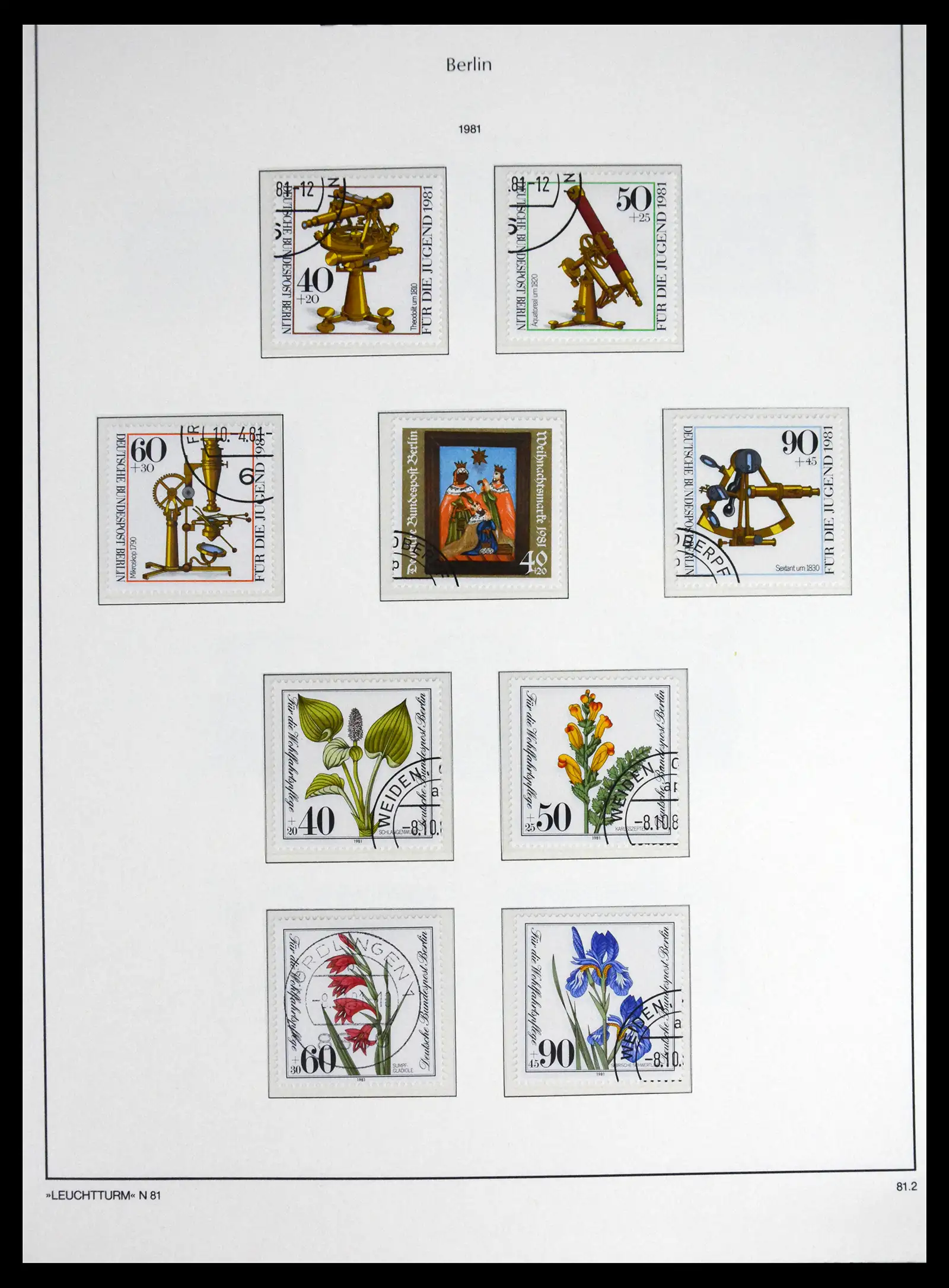 41707 0064 - Stamp collection 41707 Berlin complete used 1948-1990.