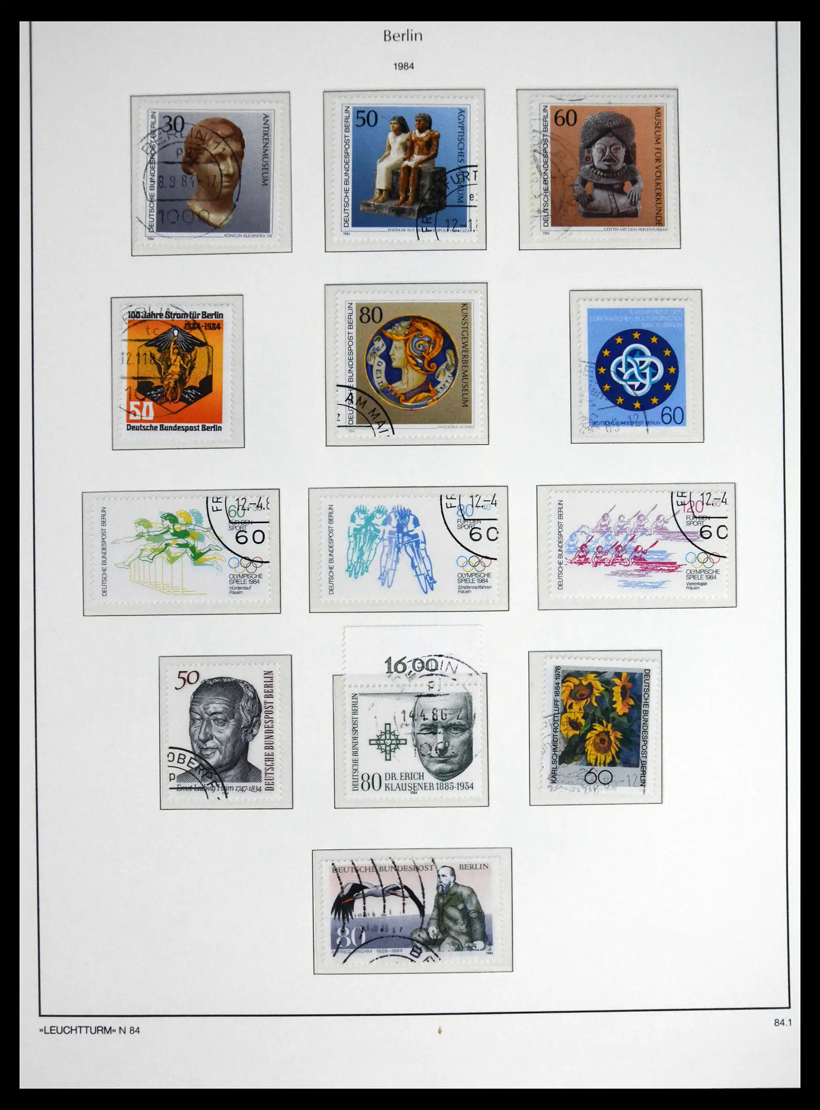 41707 0069 - Stamp collection 41707 Berlin complete used 1948-1990.