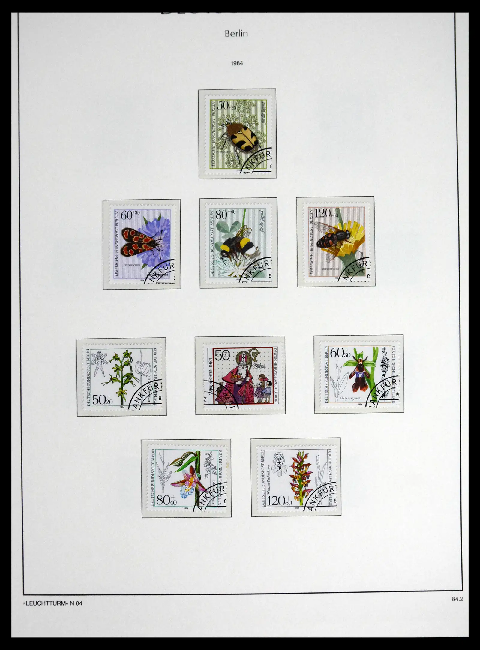 41707 0070 - Stamp collection 41707 Berlin complete used 1948-1990.