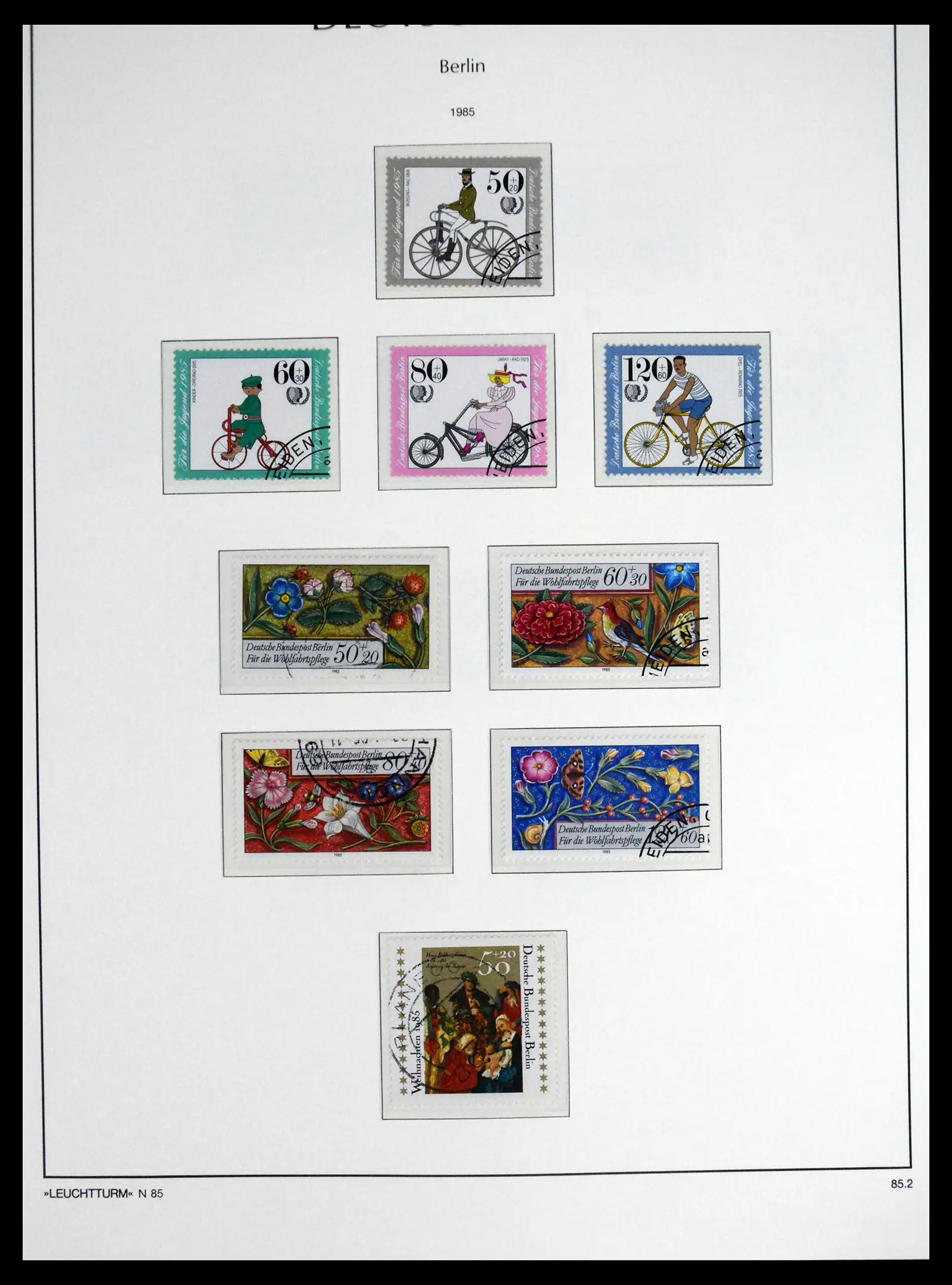 41707 0072 - Stamp collection 41707 Berlin complete used 1948-1990.