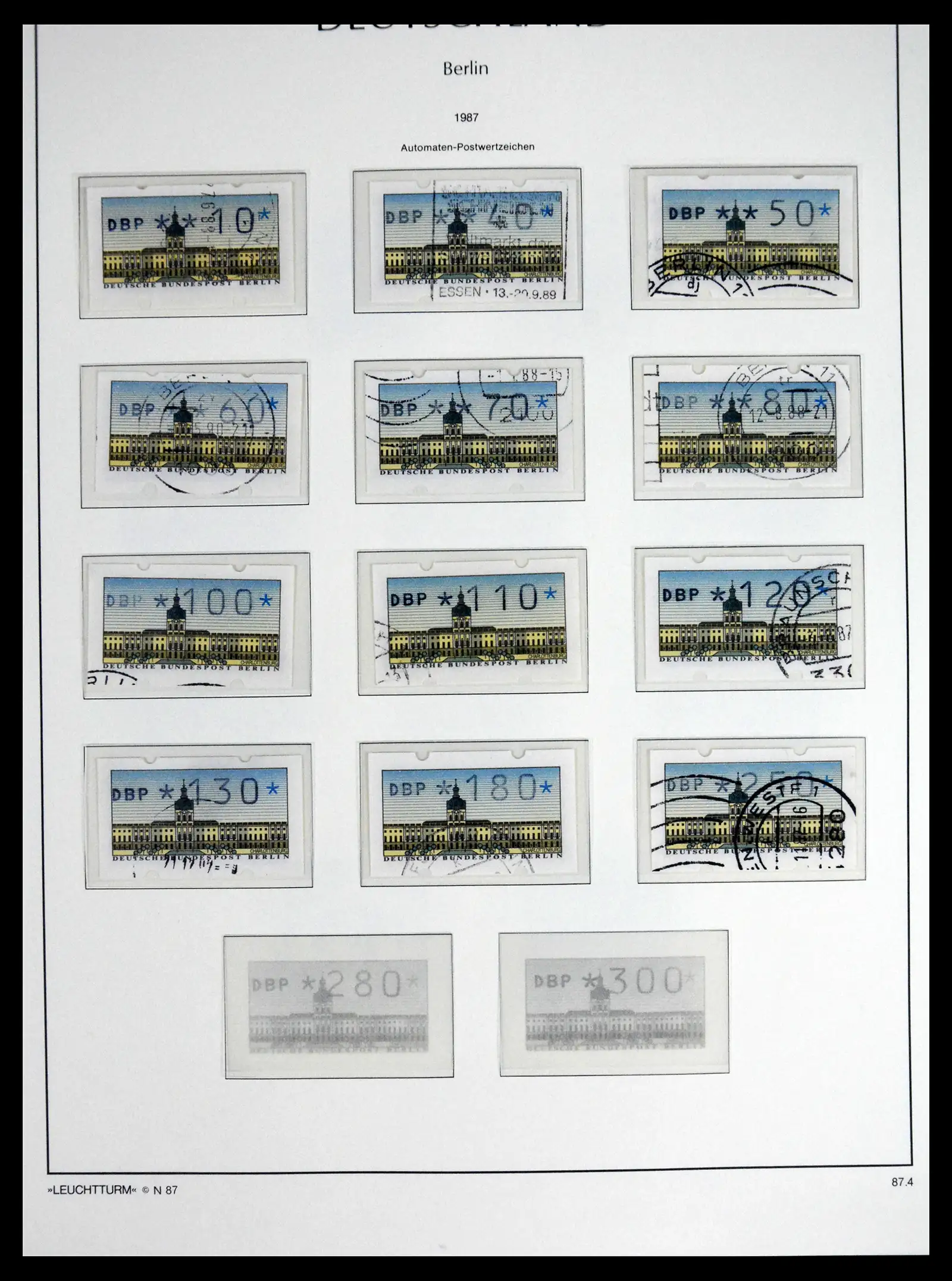 41707 0078 - Stamp collection 41707 Berlin complete used 1948-1990.